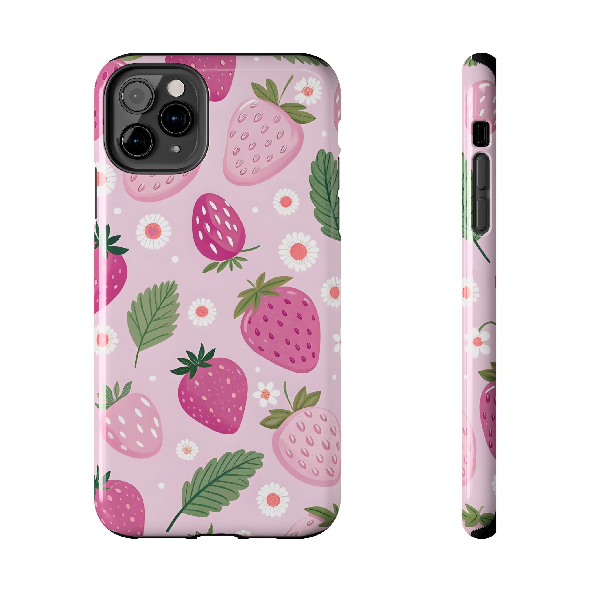Purple Strawberry  Phone Case for iPhone and Samsung Galaxy Series