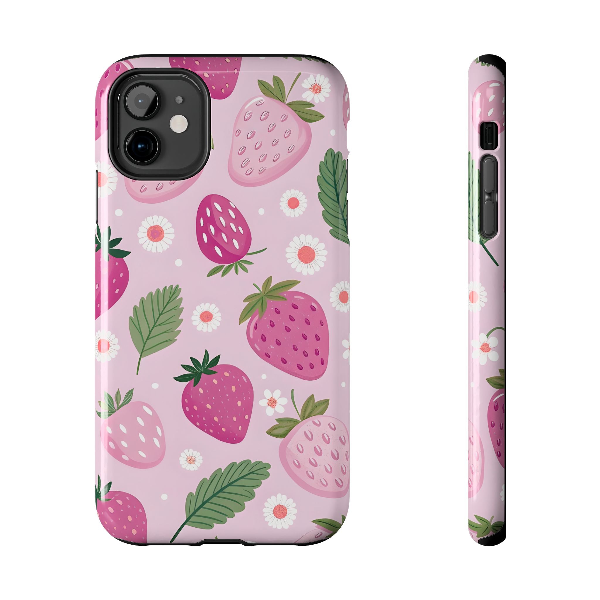 Purple Strawberry  Phone Case for iPhone and Samsung Galaxy Series
