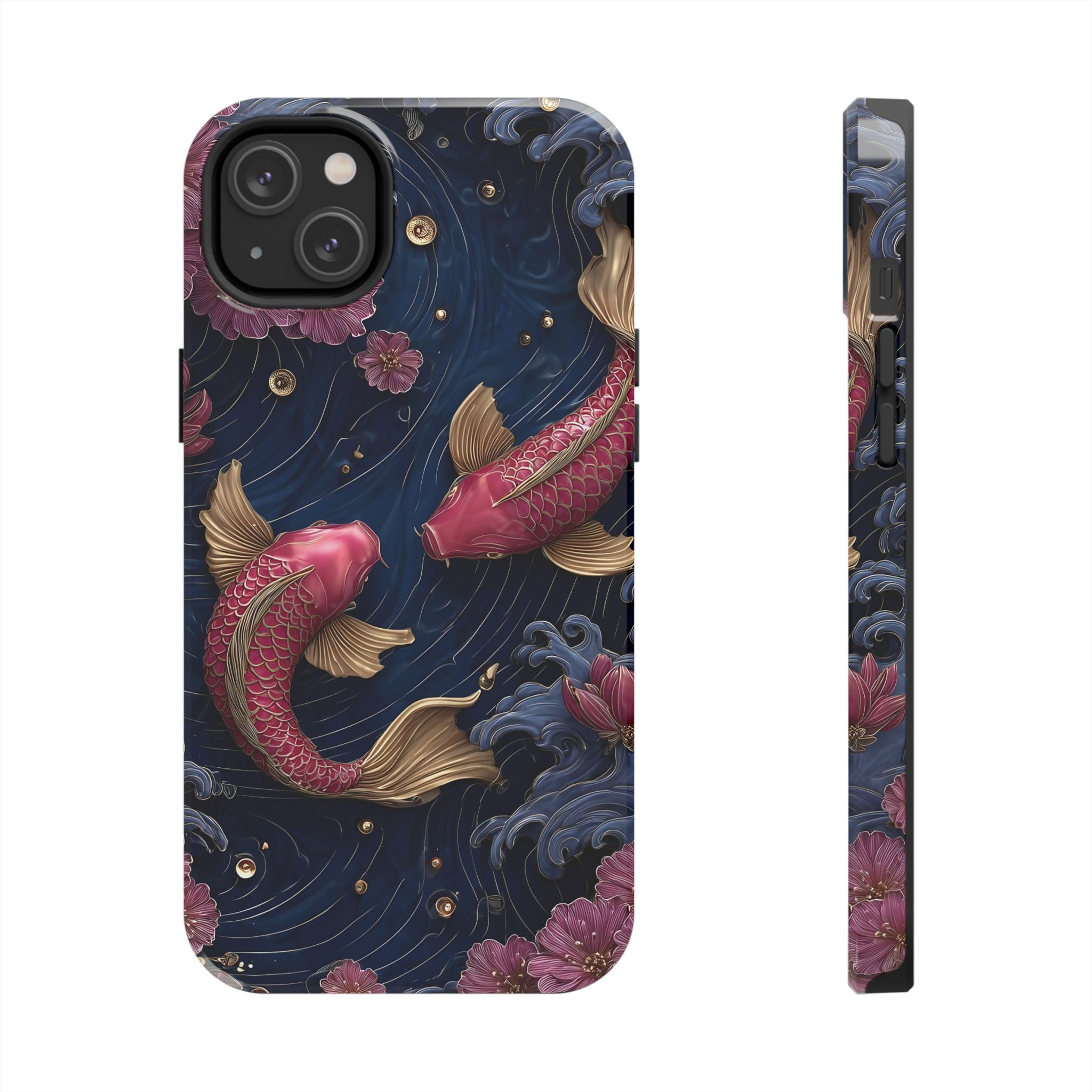 Japanese Koi Fish Phone Case for iPhone and Samsung Galaxy Series