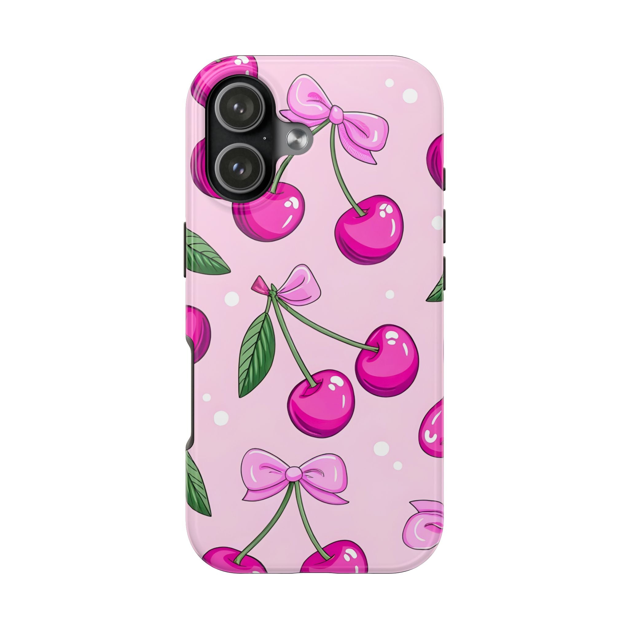Pink Cherry Phone Case for iPhone and Samsung Galaxy Series