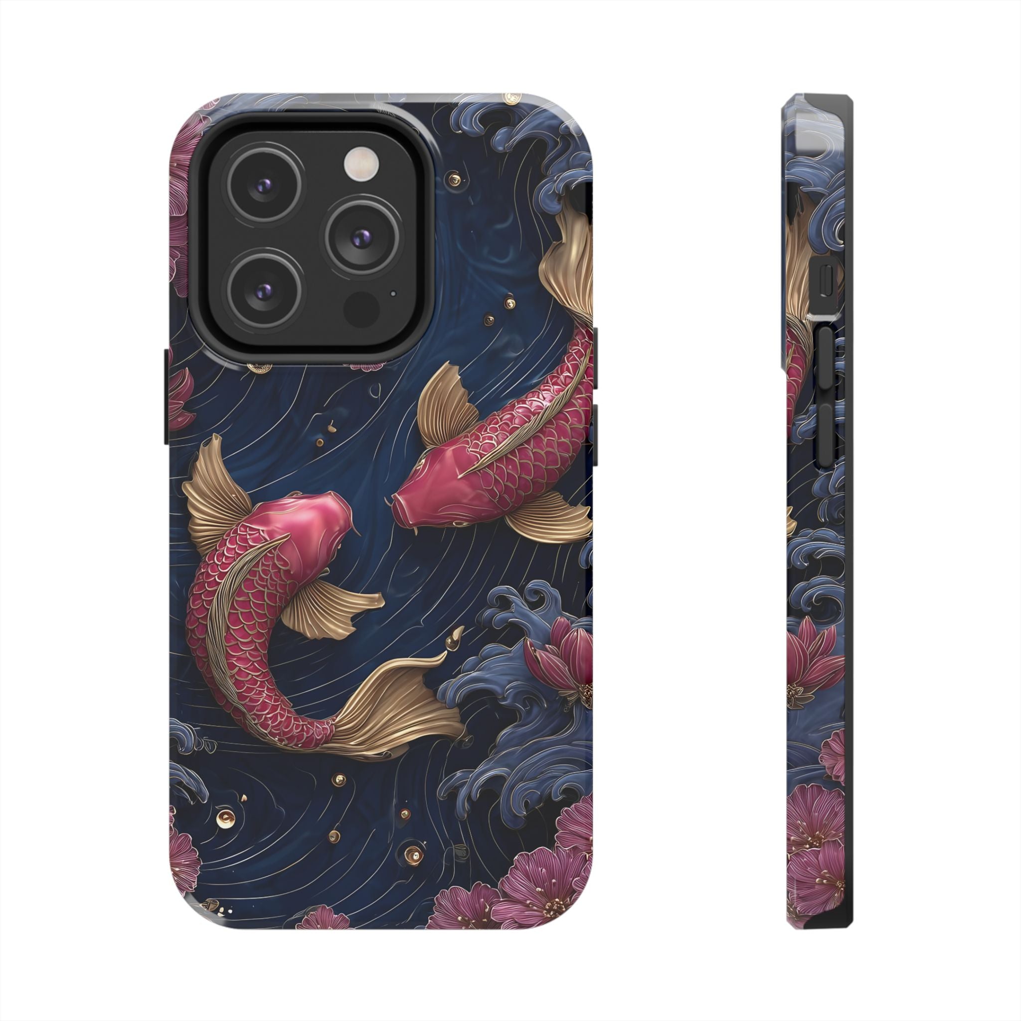Japanese Koi Fish Phone Case for iPhone and Samsung Galaxy Series