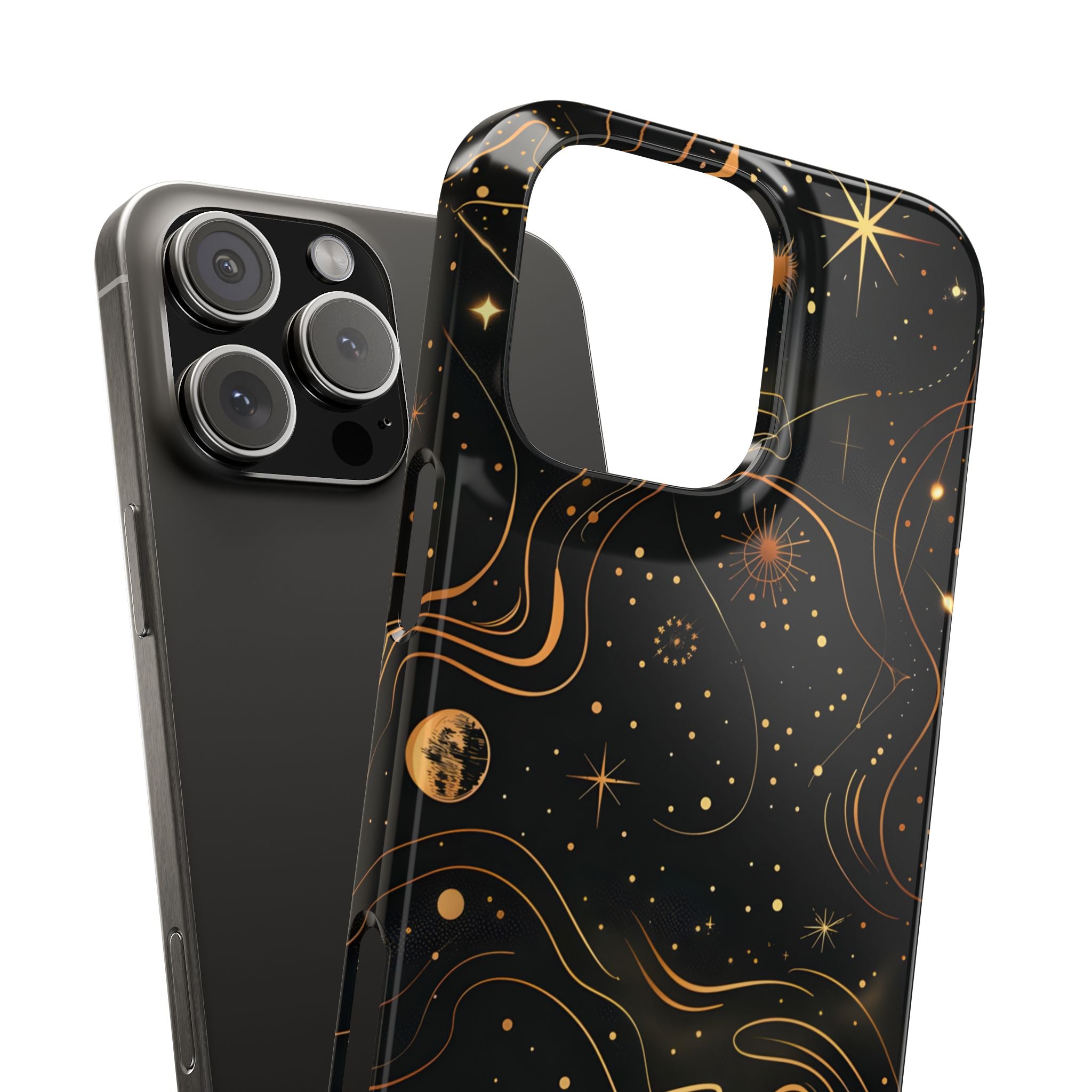 Galaxy and Moon Phone Case for iPhone and Samsung Galaxy Series