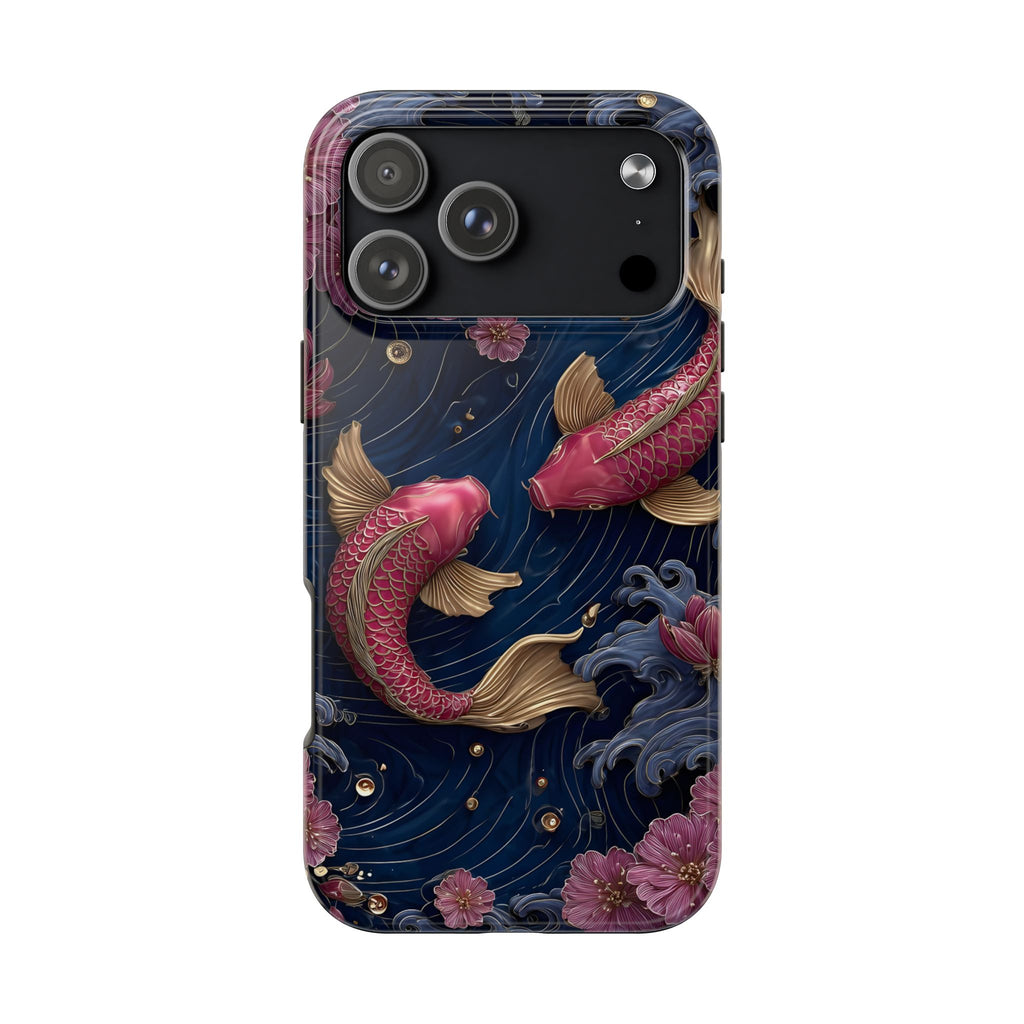 Japanese Koi Fish Phone Case for iPhone and Samsung Galaxy Series