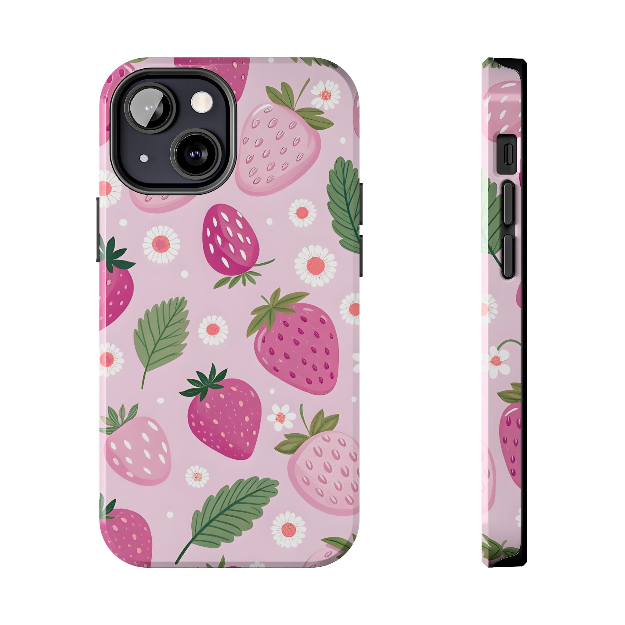 Purple Strawberry  Phone Case for iPhone and Samsung Galaxy Series
