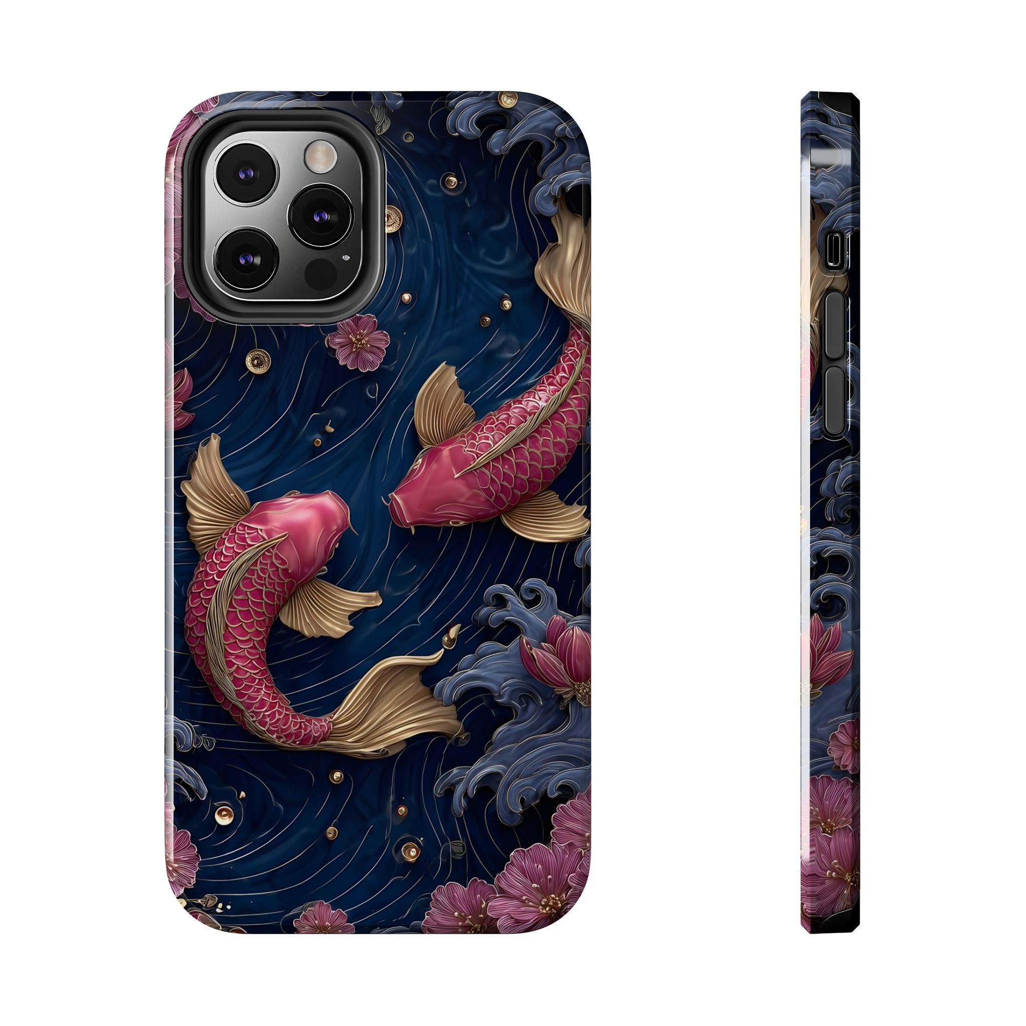 Japanese Koi Fish Phone Case for iPhone and Samsung Galaxy Series
