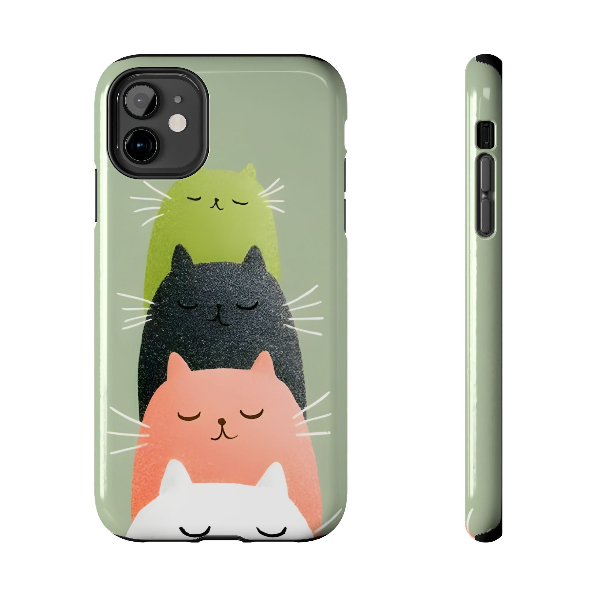 Quadruplets Cats Tough Phone Case for iPhone and Samsung Galaxy Series