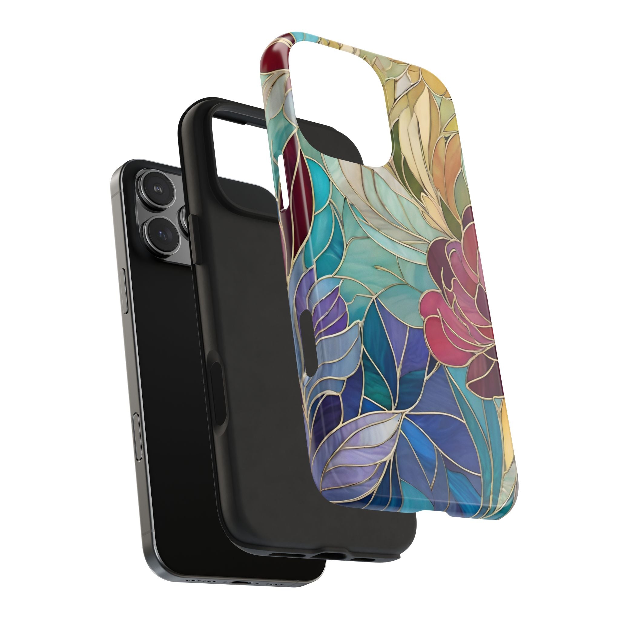 Stained Glass Inspired Phone Case for iPhone and Samsung Galaxy Series