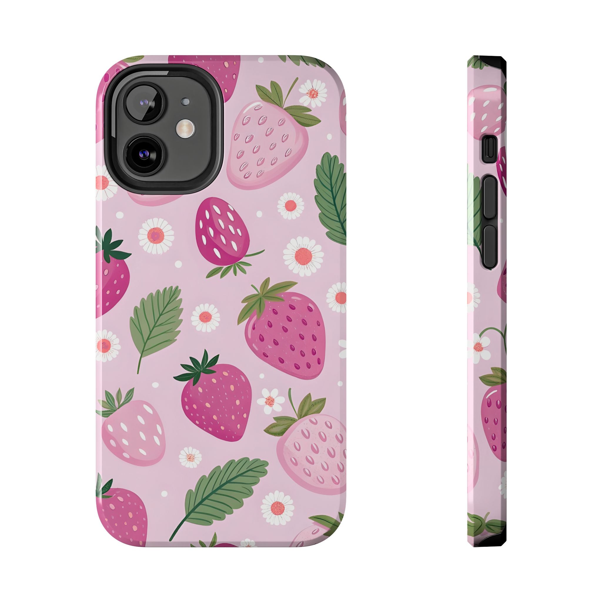 Purple Strawberry  Phone Case for iPhone and Samsung Galaxy Series