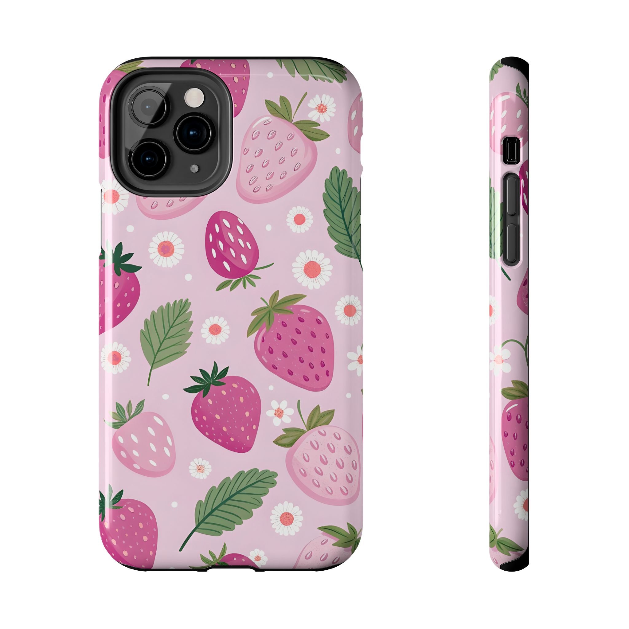 Purple Strawberry  Phone Case for iPhone and Samsung Galaxy Series