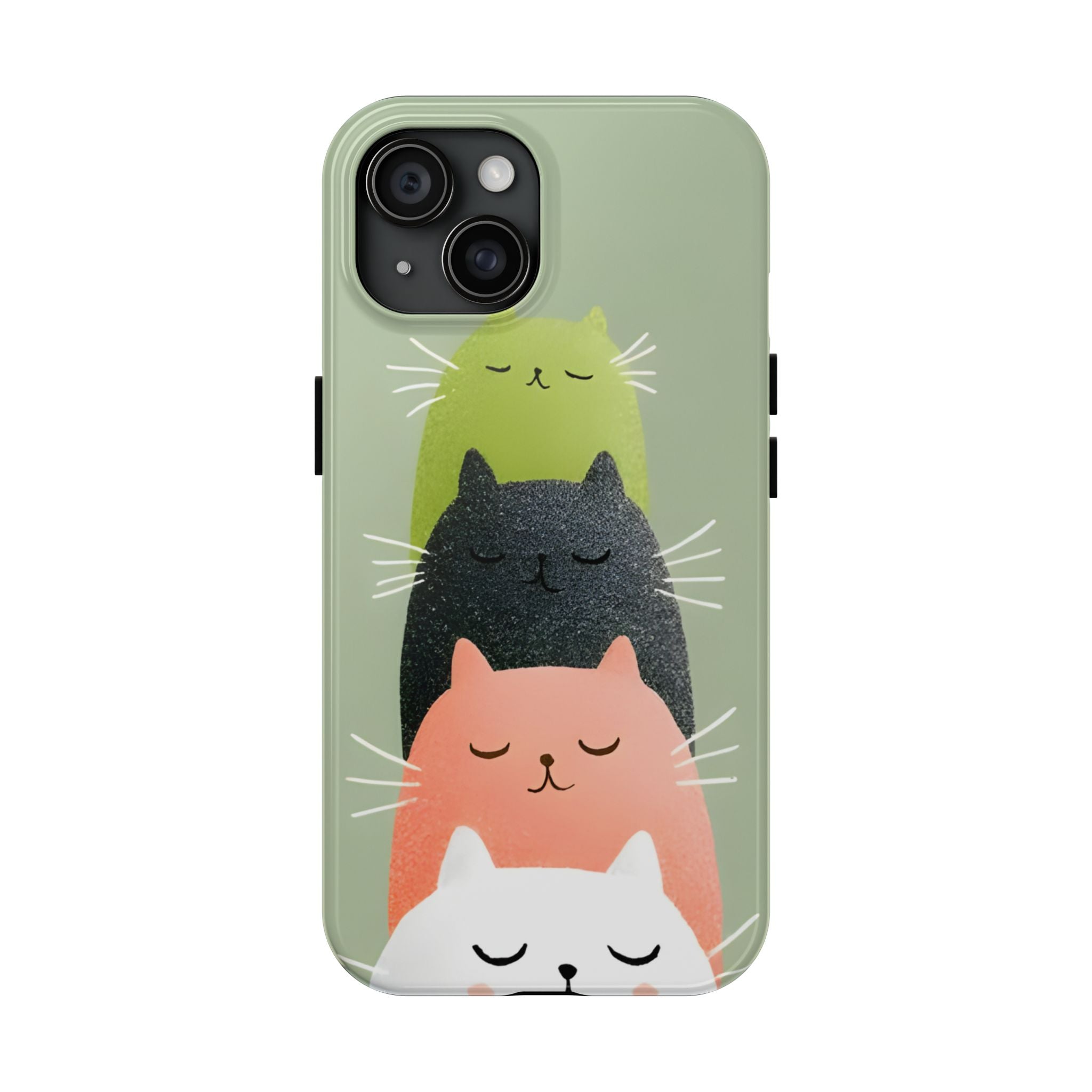 Quadruplets Cats Tough Phone Case for iPhone and Samsung Galaxy Series
