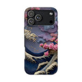 Japanese Waves and Cherry Blossoms Phone Case for iPhone and Samsung Galaxy Series