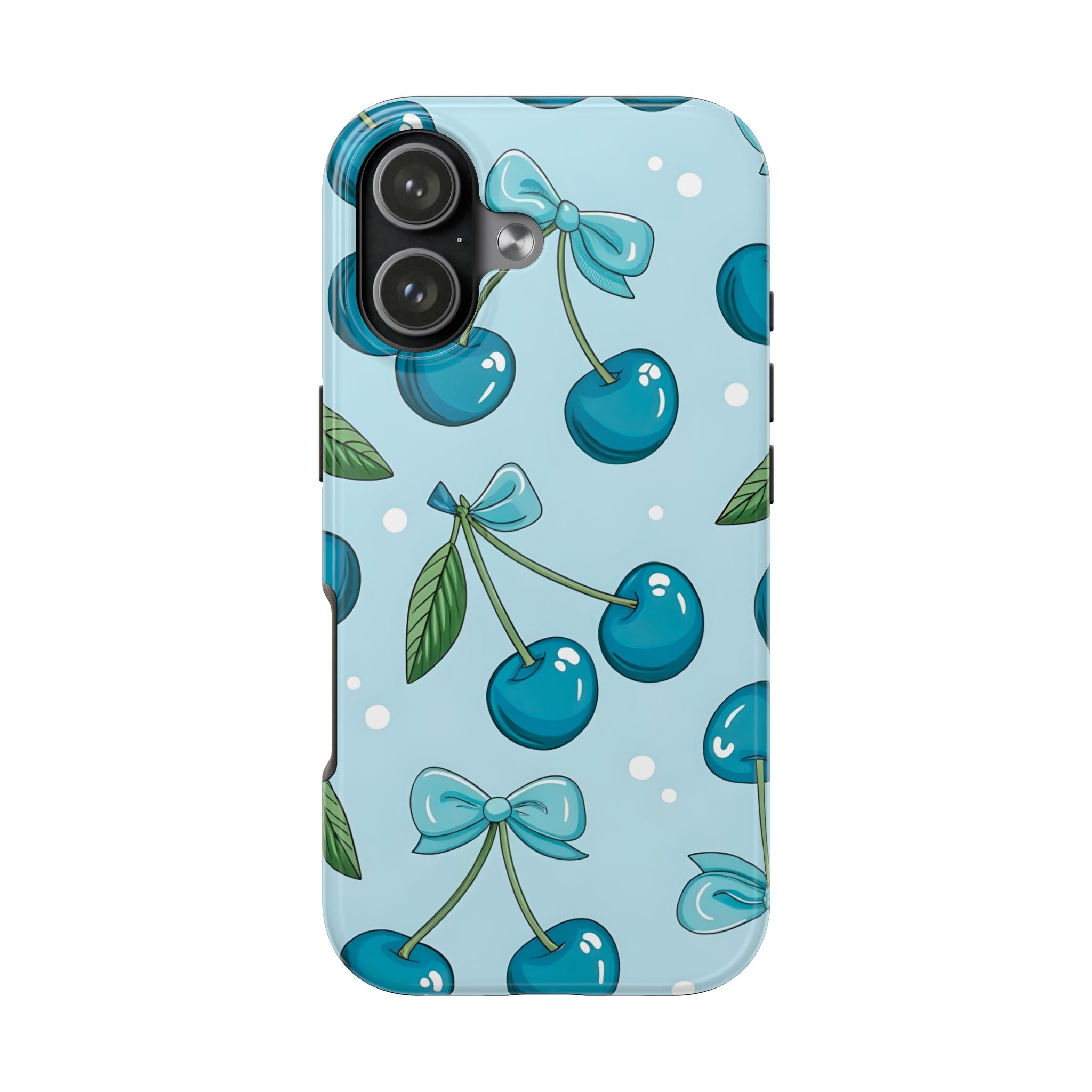 Blue Cherry Phone Case for iPhone and Samsung Galaxy Series