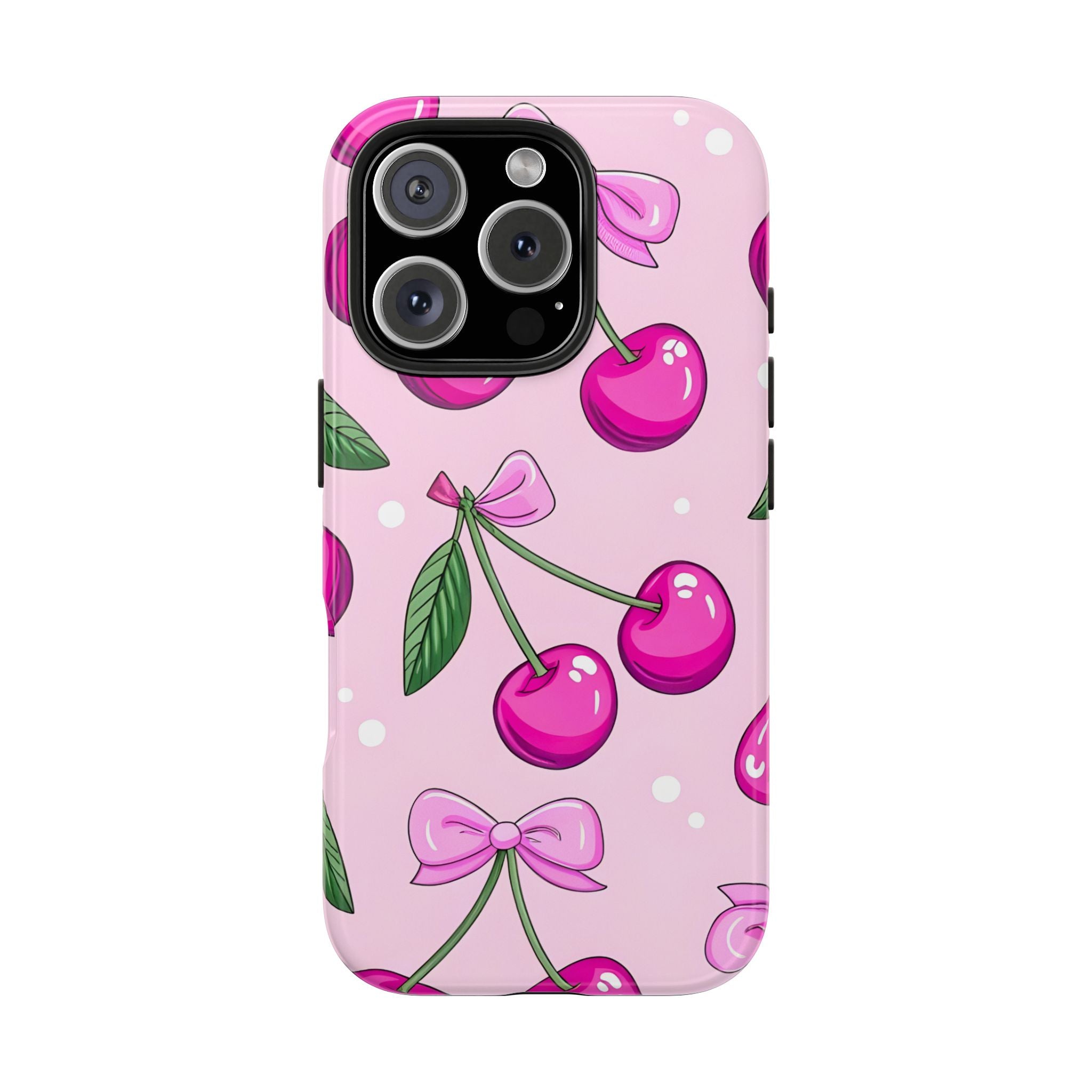 Pink Cherry Phone Case for iPhone and Samsung Galaxy Series