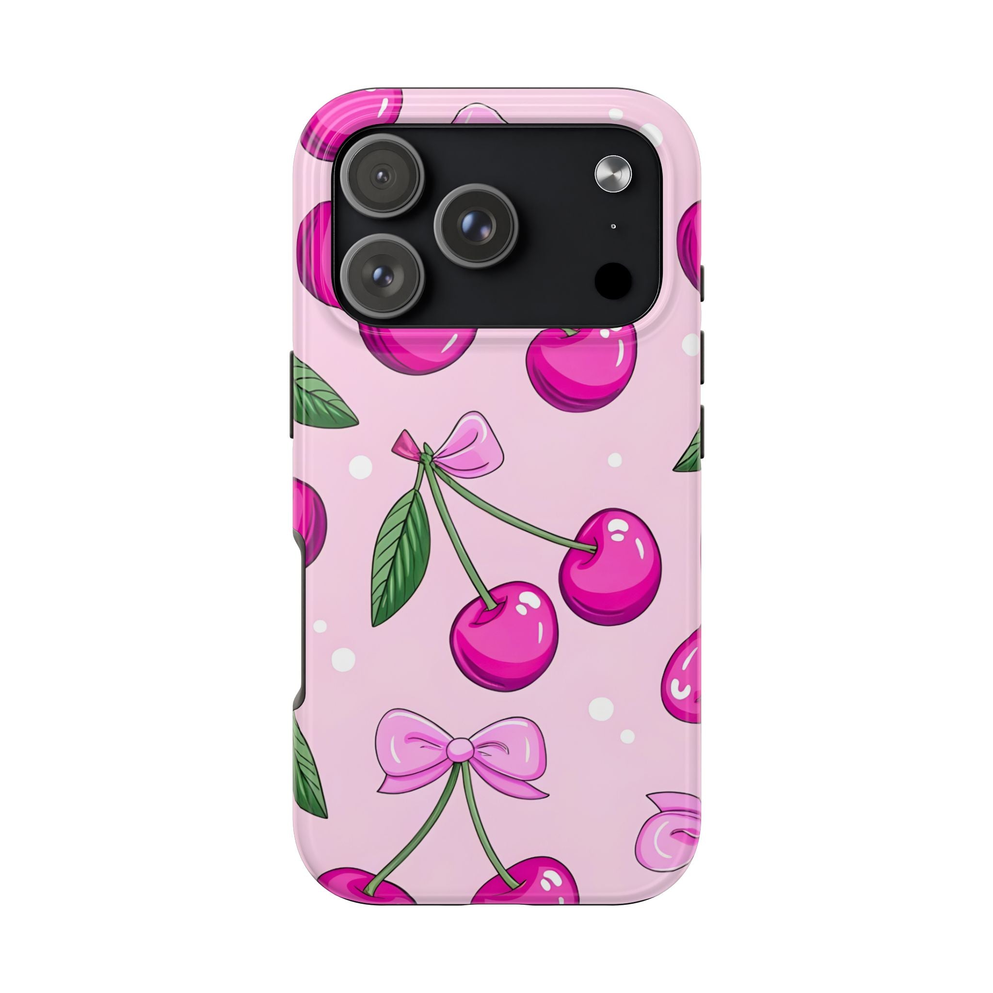 Pink Cherry Phone Case for iPhone and Samsung Galaxy Series