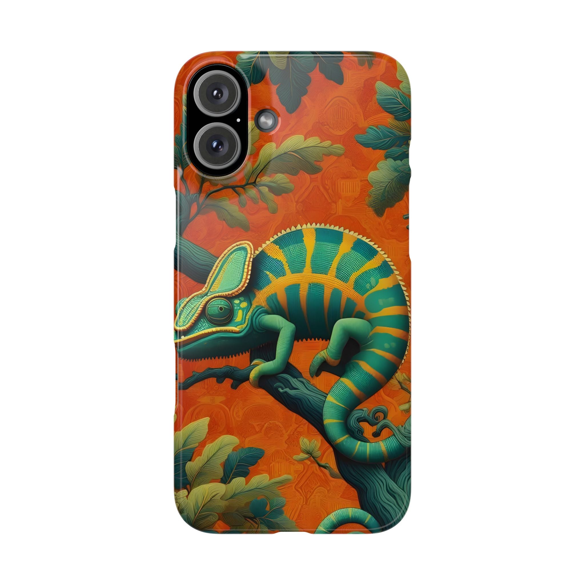Chameleons Animal Motif Slim Phone Case for iPhone