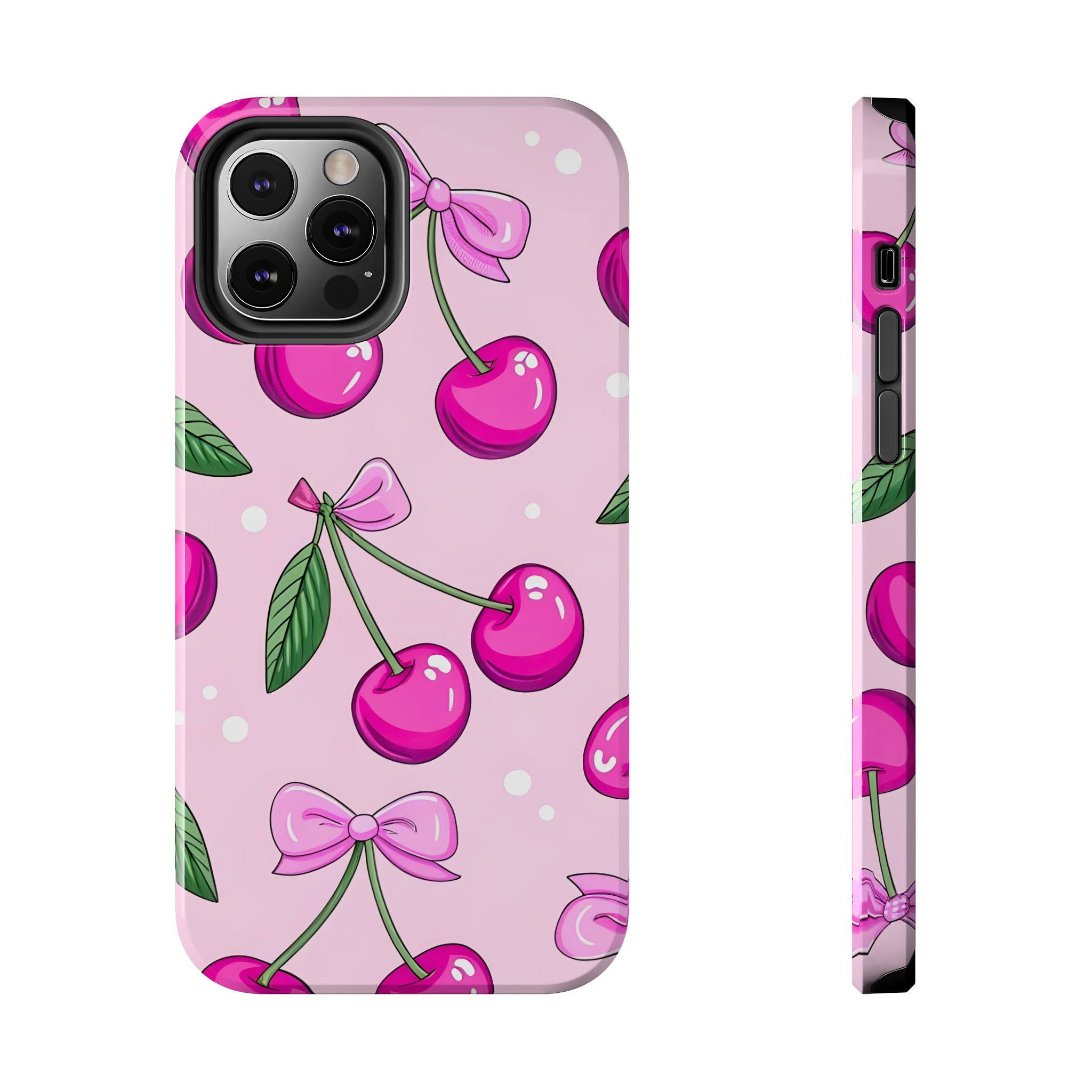Pink Cherry Phone Case for iPhone and Samsung Galaxy Series