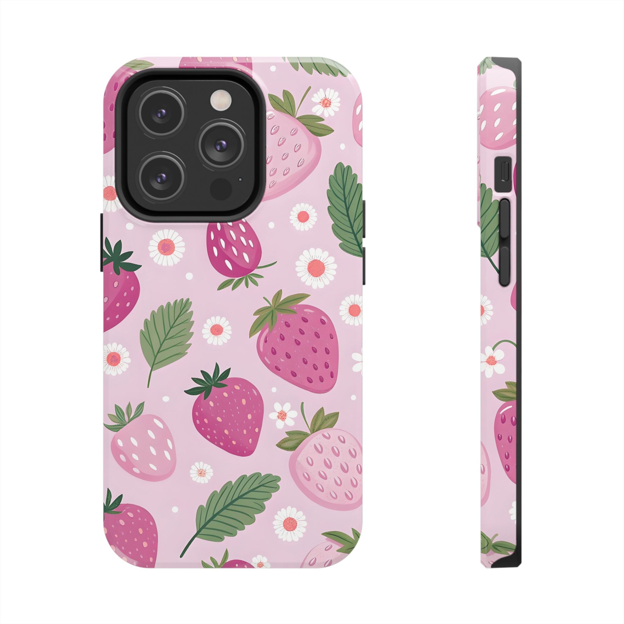 Purple Strawberry  Phone Case for iPhone and Samsung Galaxy Series