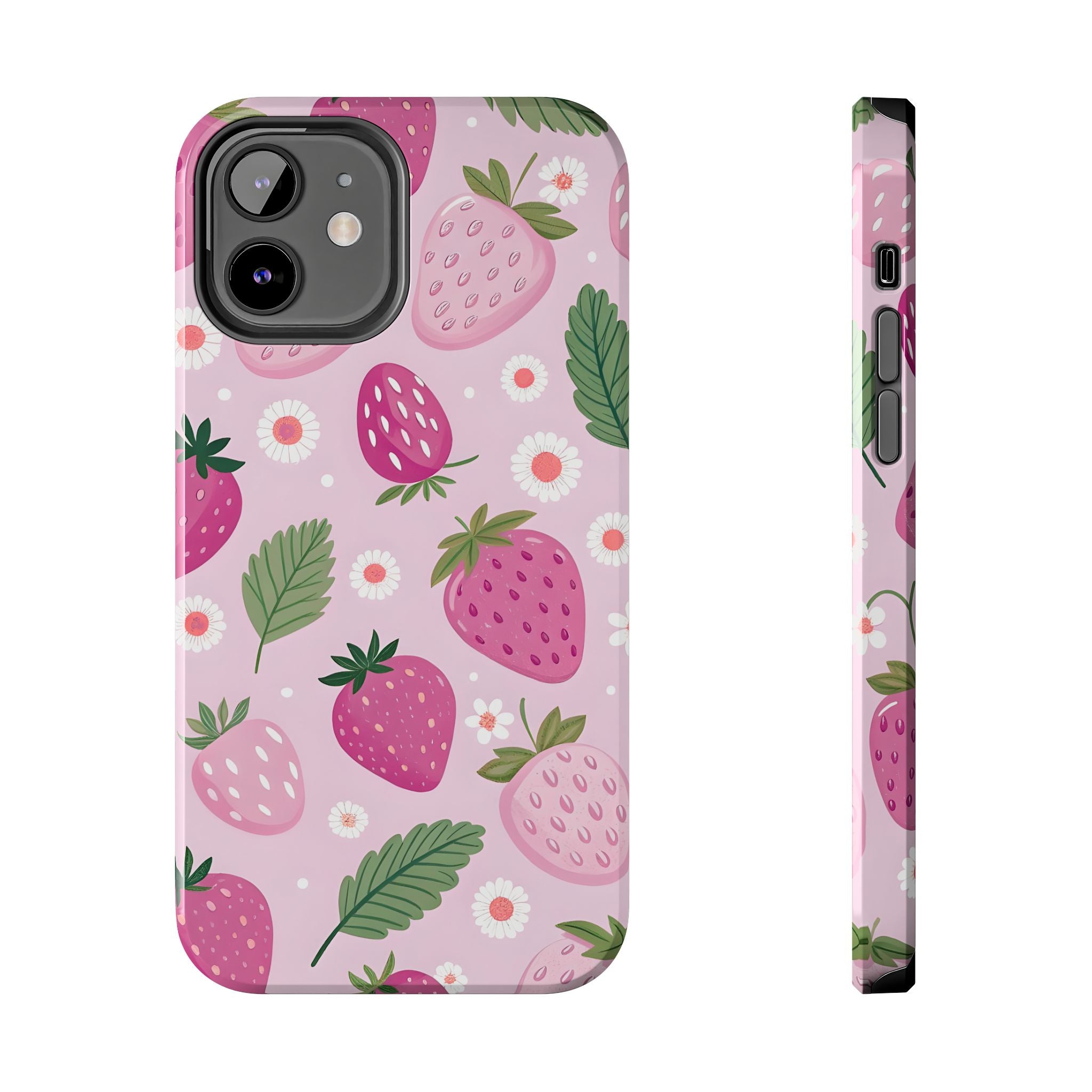 Purple Strawberry  Phone Case for iPhone and Samsung Galaxy Series