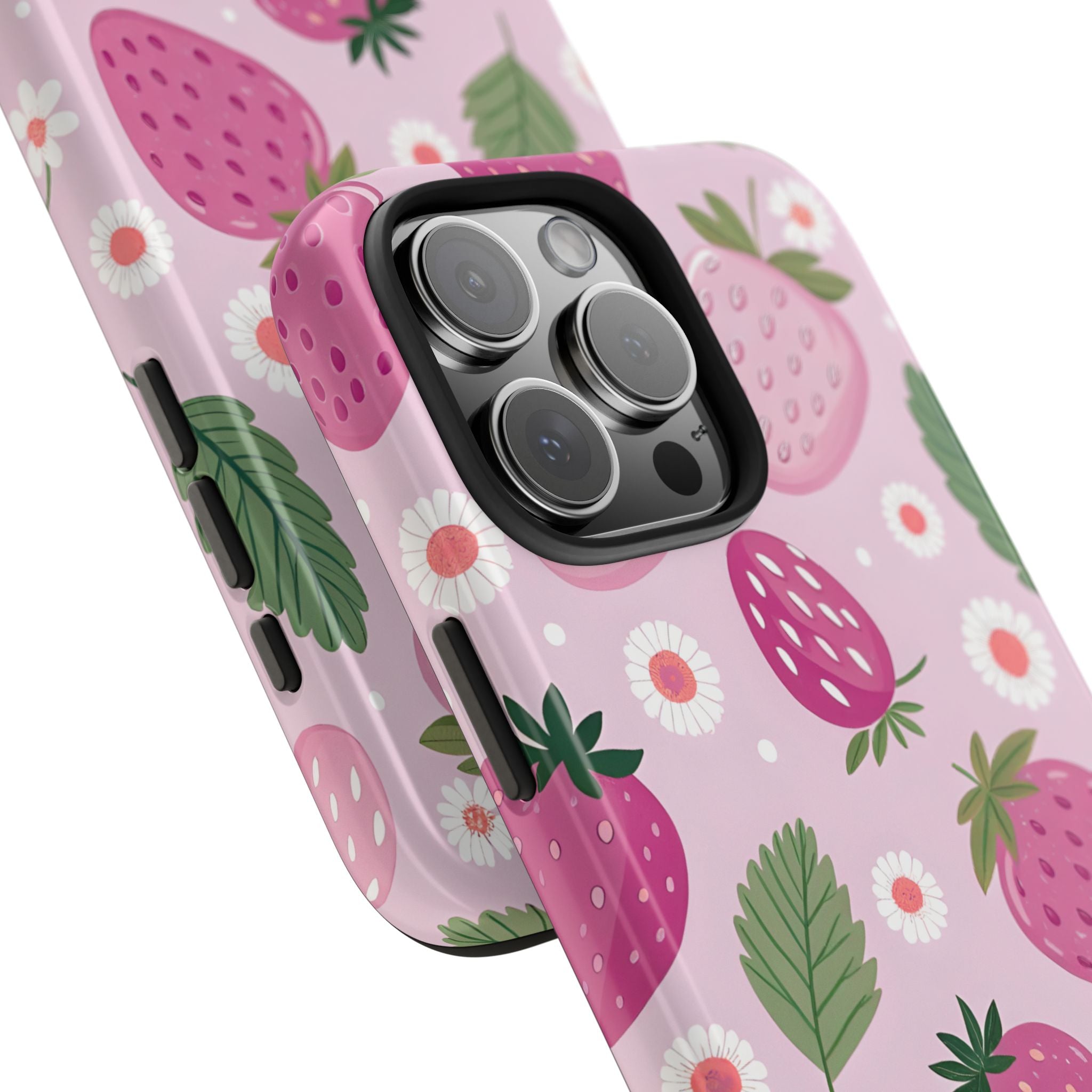 Purple Strawberry  Phone Case for iPhone and Samsung Galaxy Series