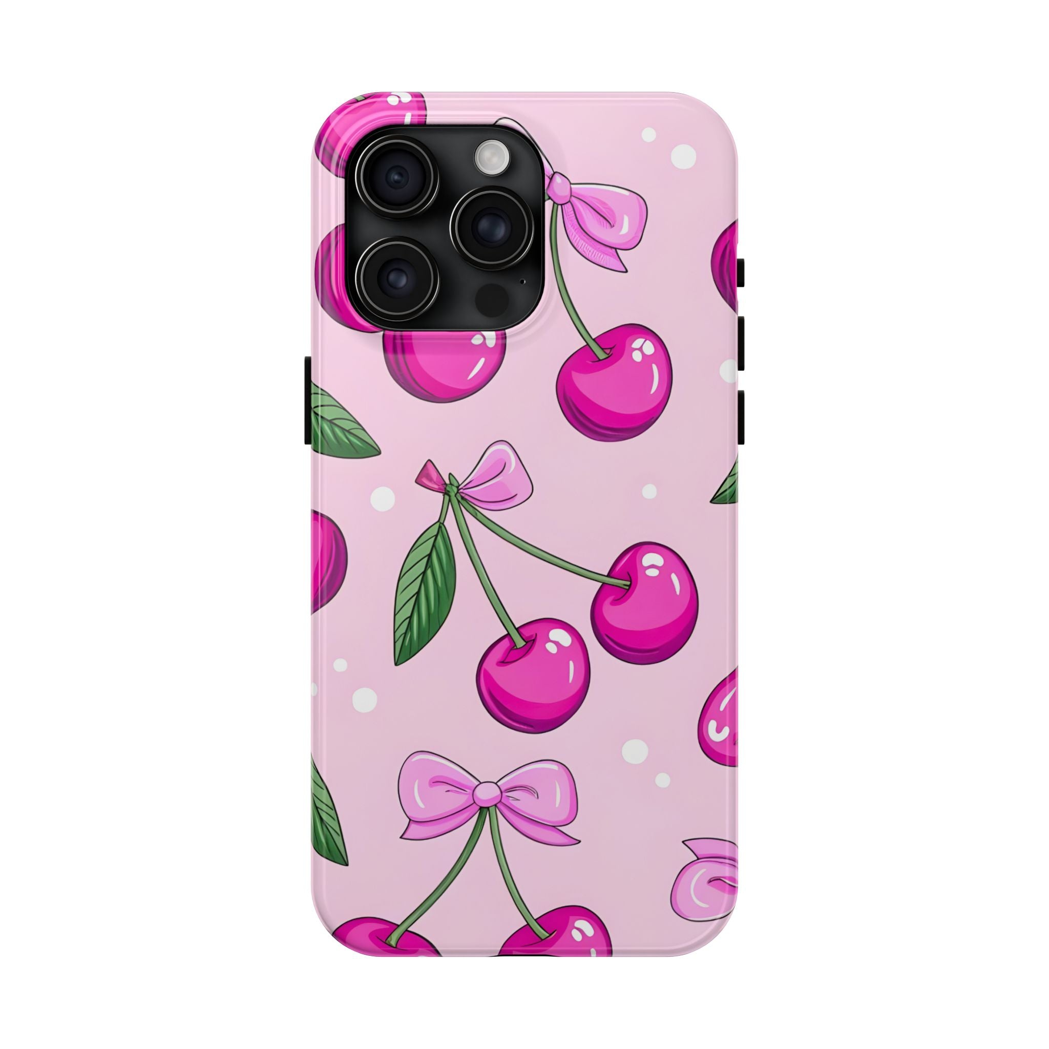 Pink Cherry Phone Case for iPhone and Samsung Galaxy Series