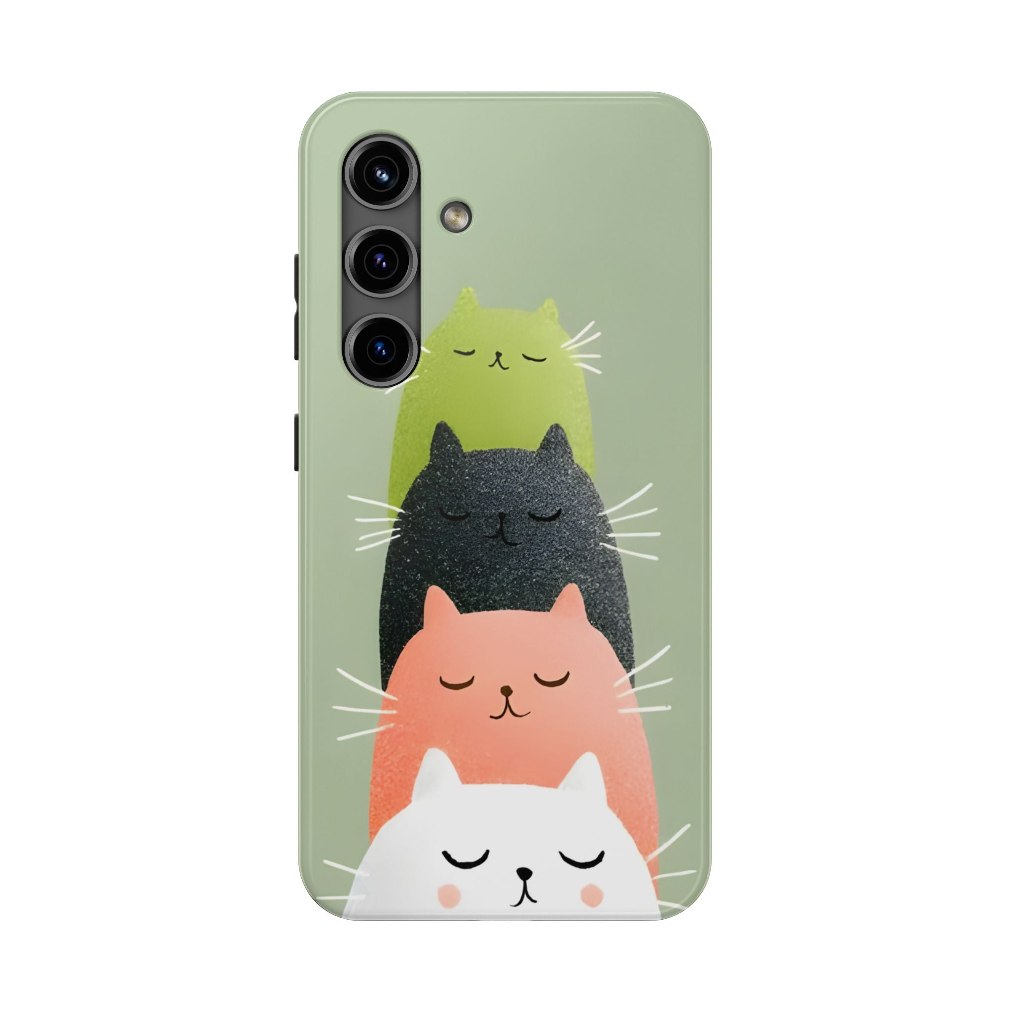 Quadruplets Cats Tough Phone Case for iPhone and Samsung Galaxy Series