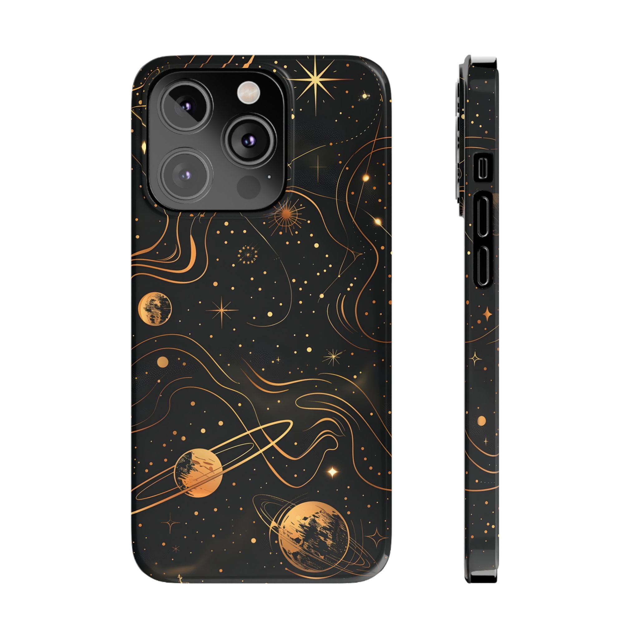 Galaxy and Moon Phone Case for iPhone and Samsung Galaxy Series