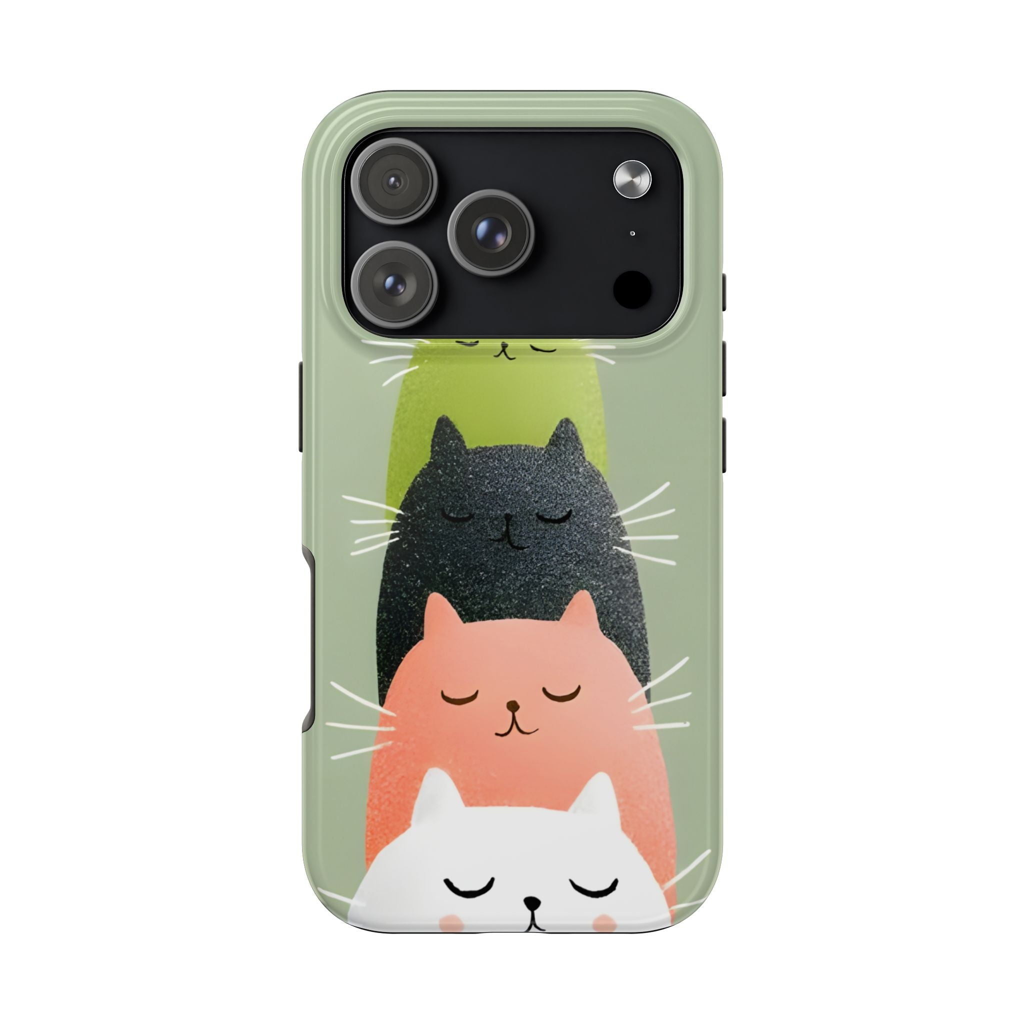 Quadruplets Cats Tough Phone Case for iPhone and Samsung Galaxy Series