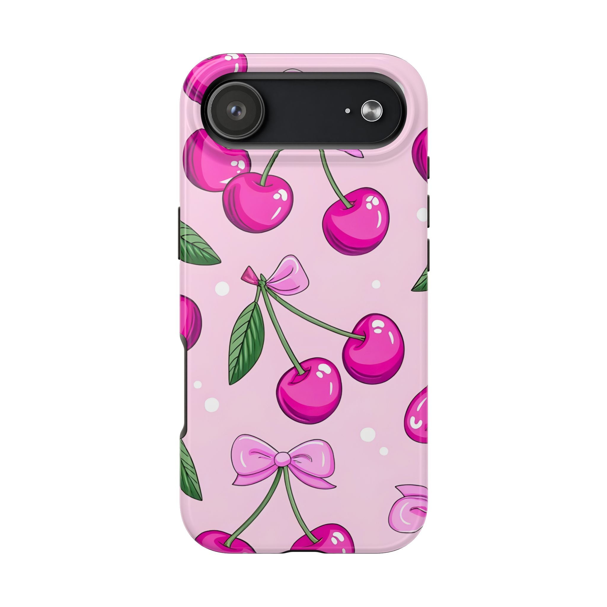 Pink Cherry Phone Case for iPhone and Samsung Galaxy Series
