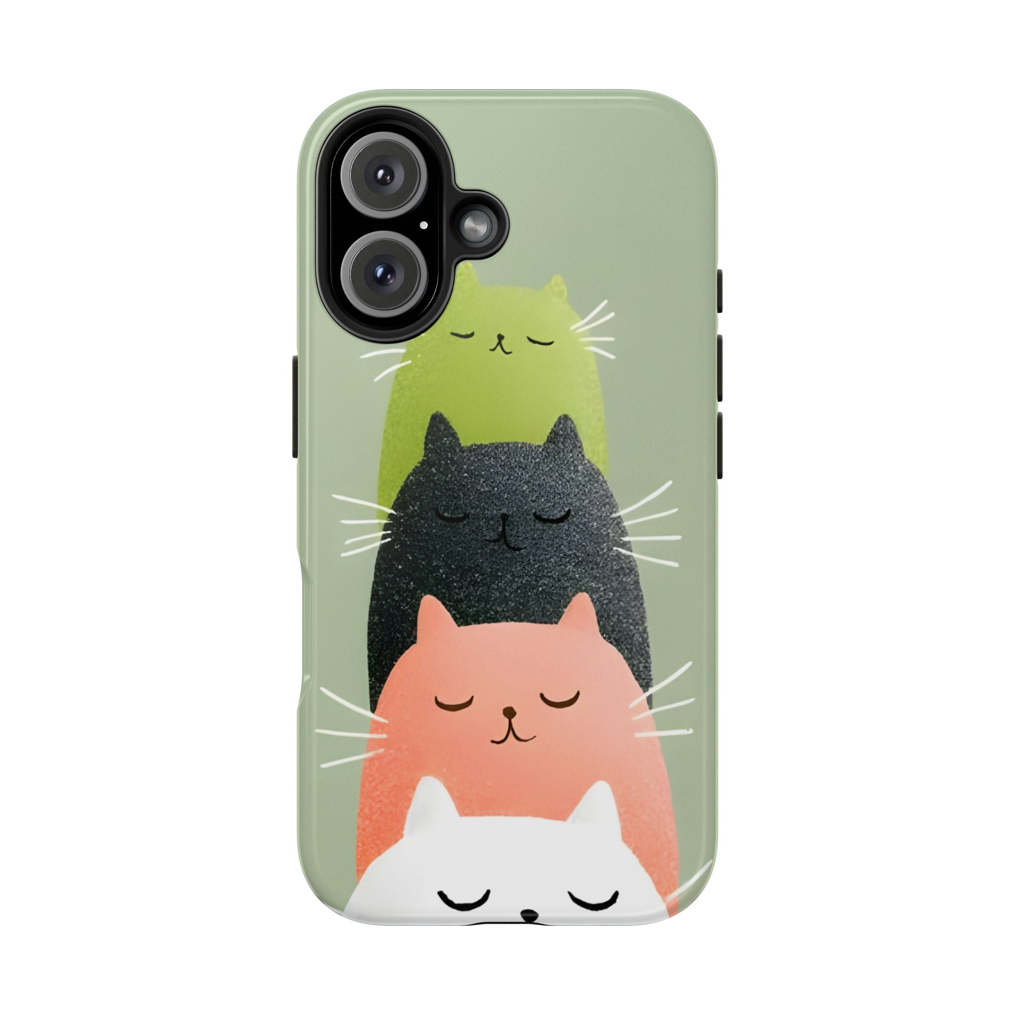 Quadruplets Cats Tough Phone Case for iPhone and Samsung Galaxy Series