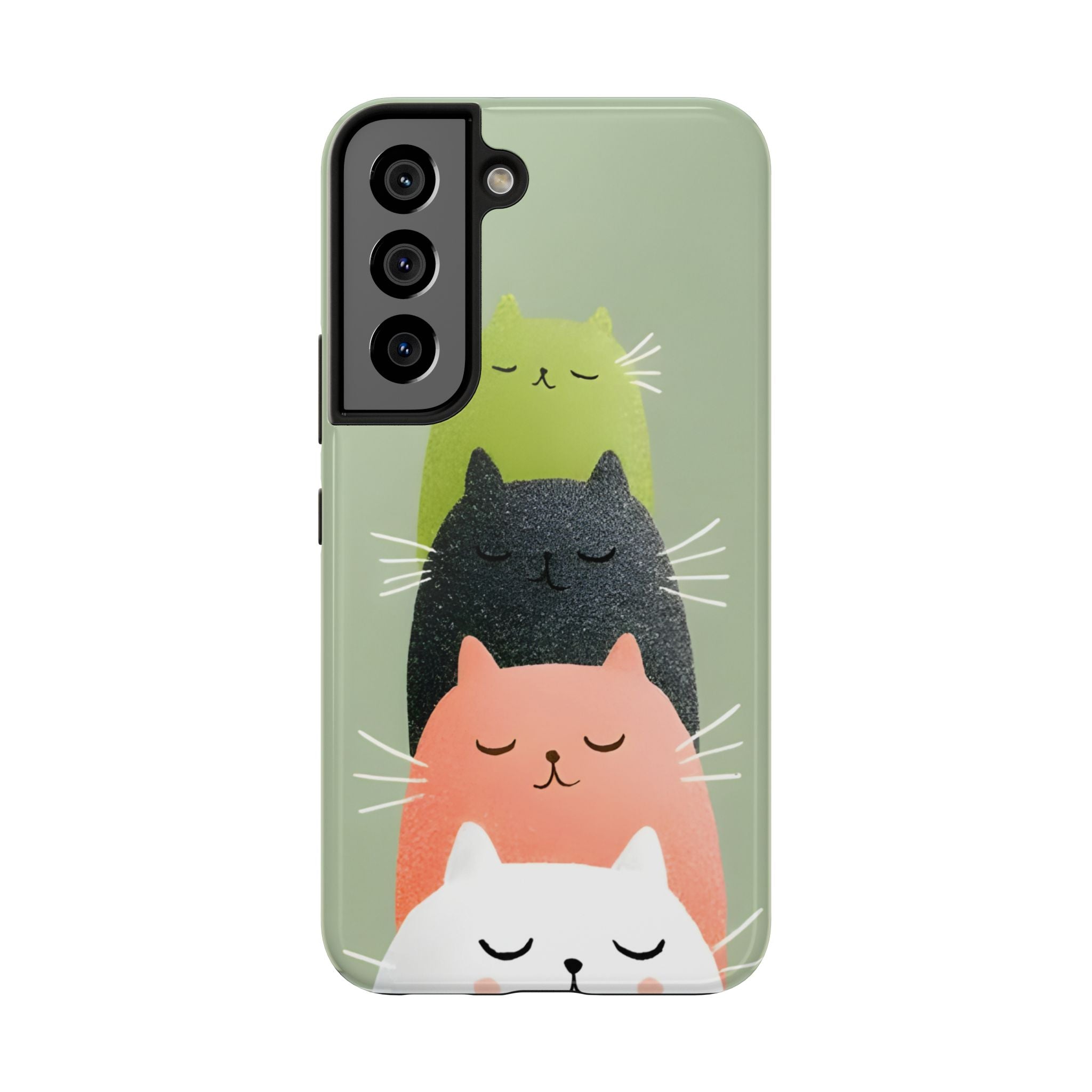 Quadruplets Cats Tough Phone Case for iPhone and Samsung Galaxy Series