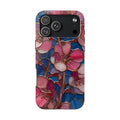 Floral Stained Glass Inspired Phone Case for iPhone and Samsung Galaxy Series