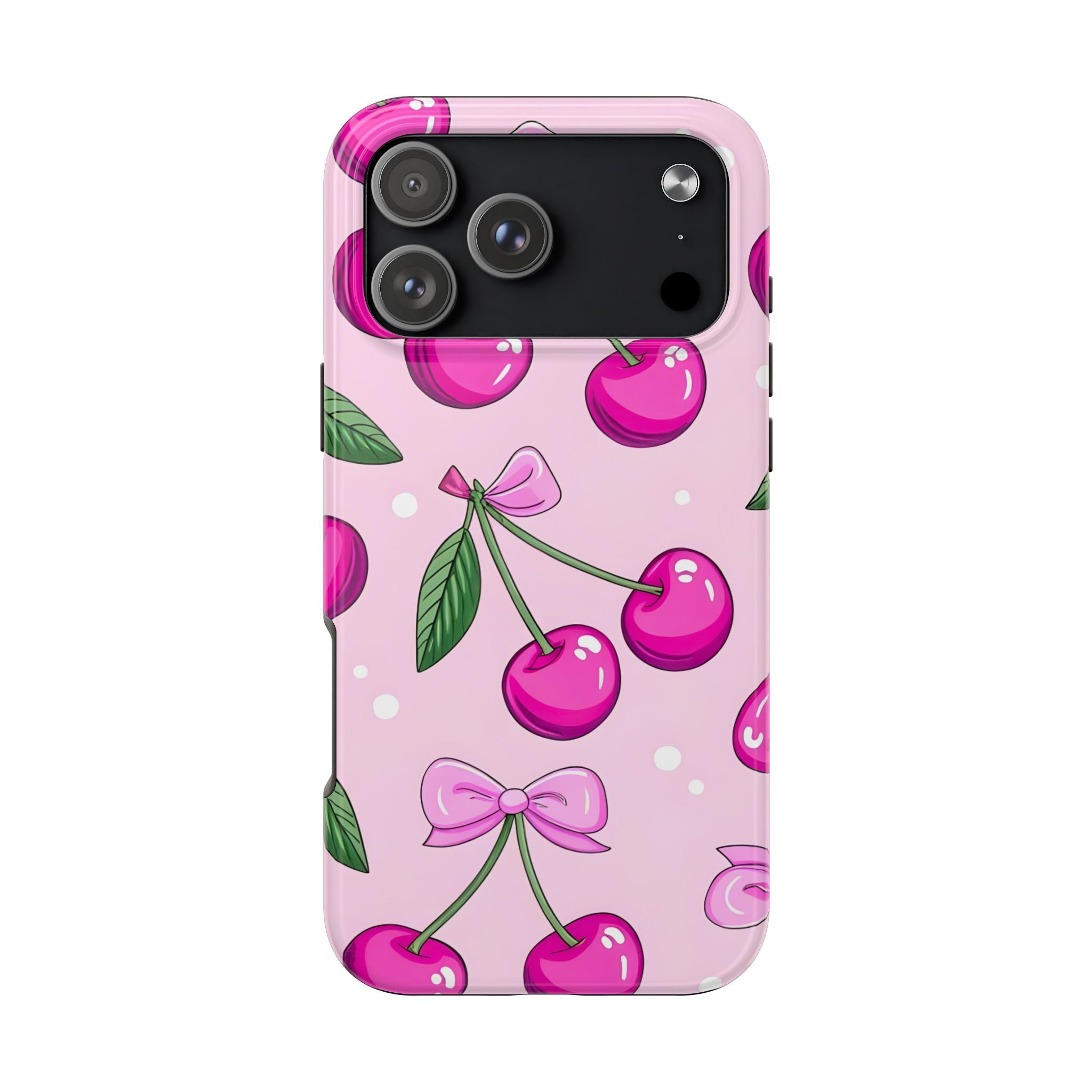 Pink Cherry Phone Case for iPhone and Samsung Galaxy Series