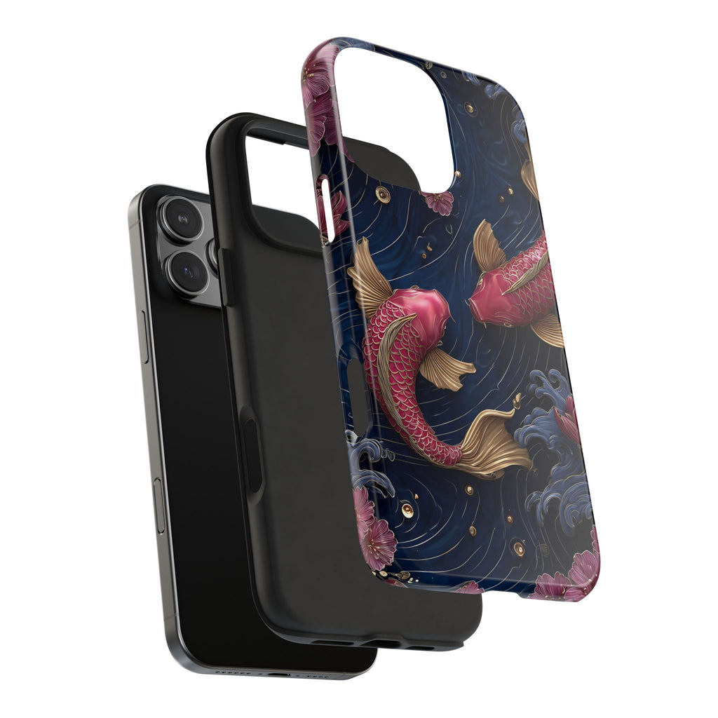 Japanese Koi Fish Phone Case for iPhone and Samsung Galaxy Series