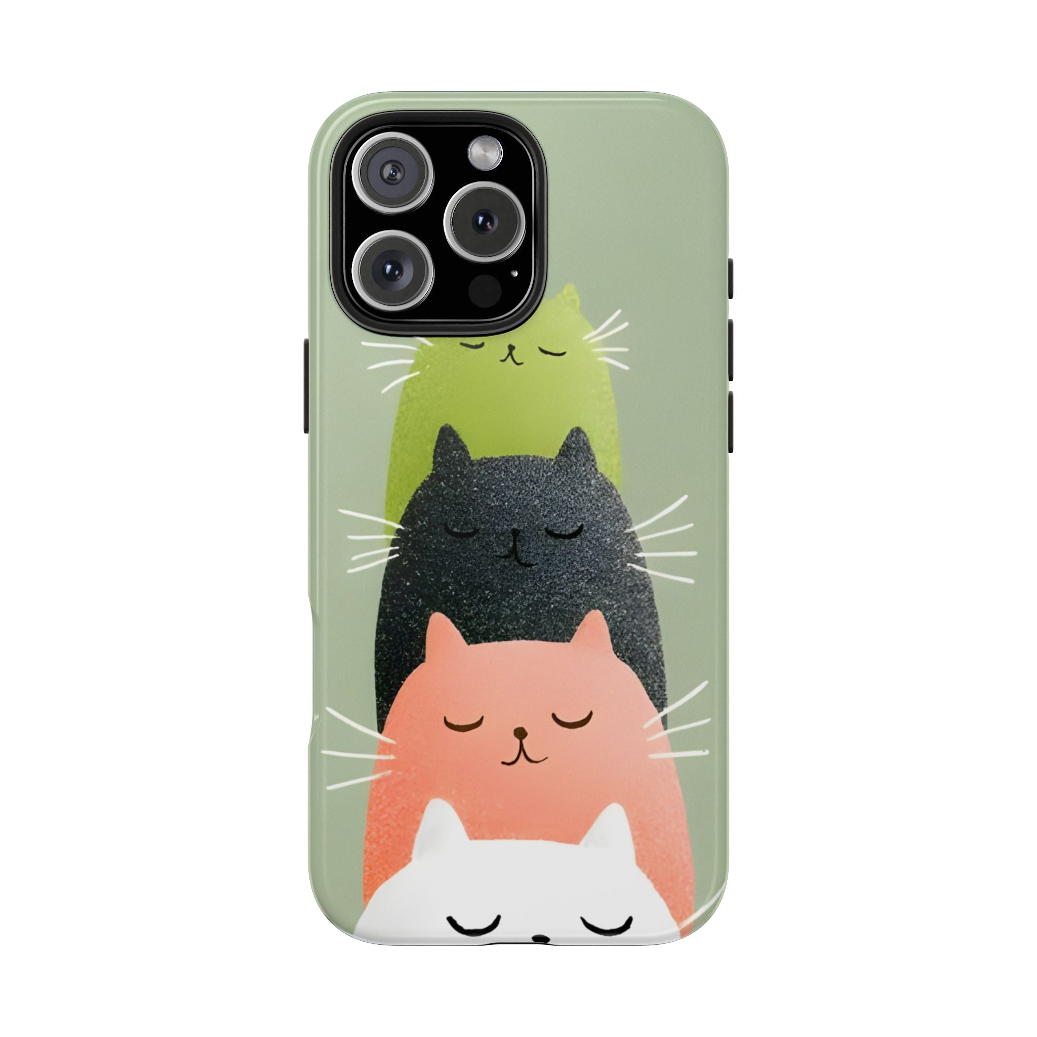 Quadruplets Cats Tough Phone Case for iPhone and Samsung Galaxy Series