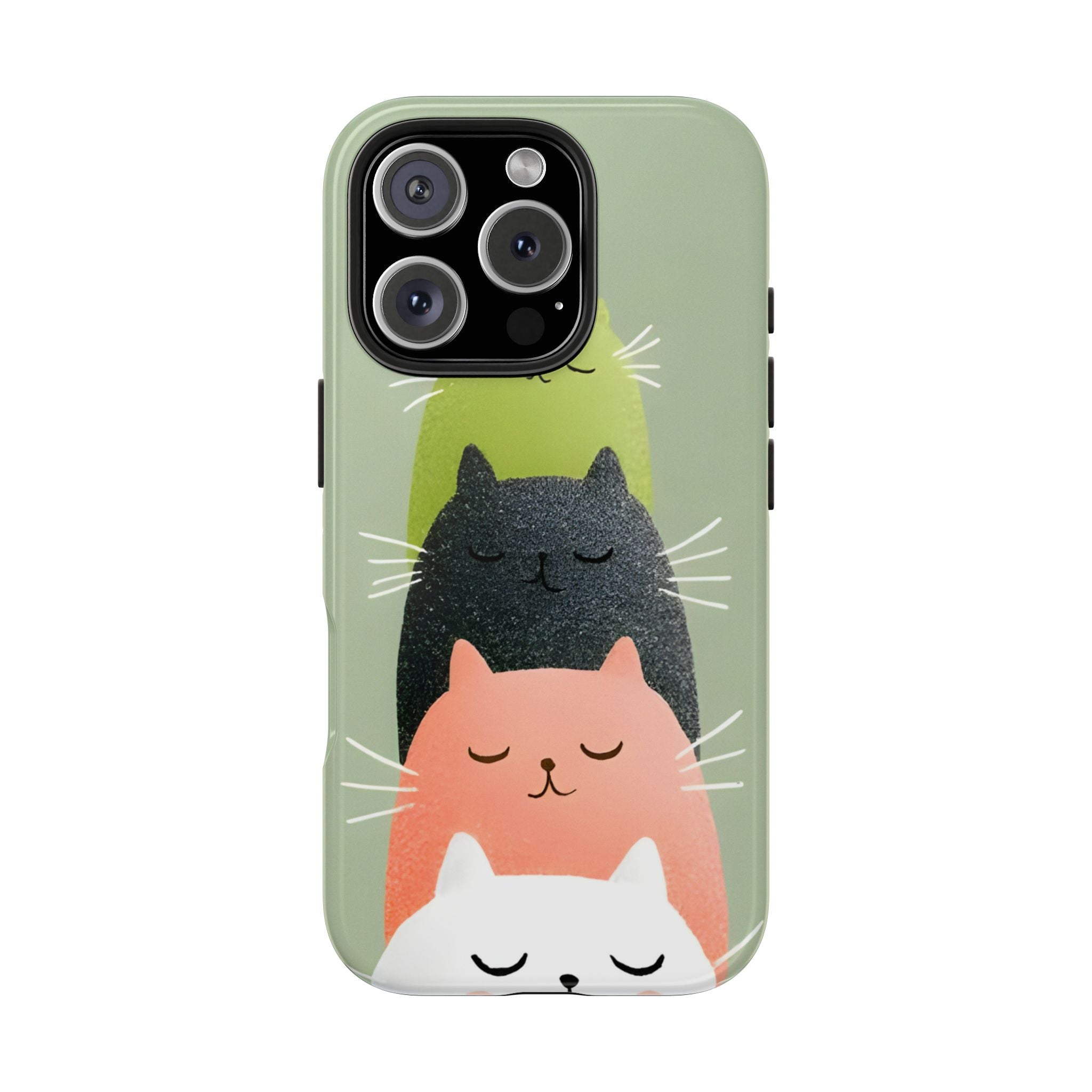Quadruplets Cats Tough Phone Case for iPhone and Samsung Galaxy Series