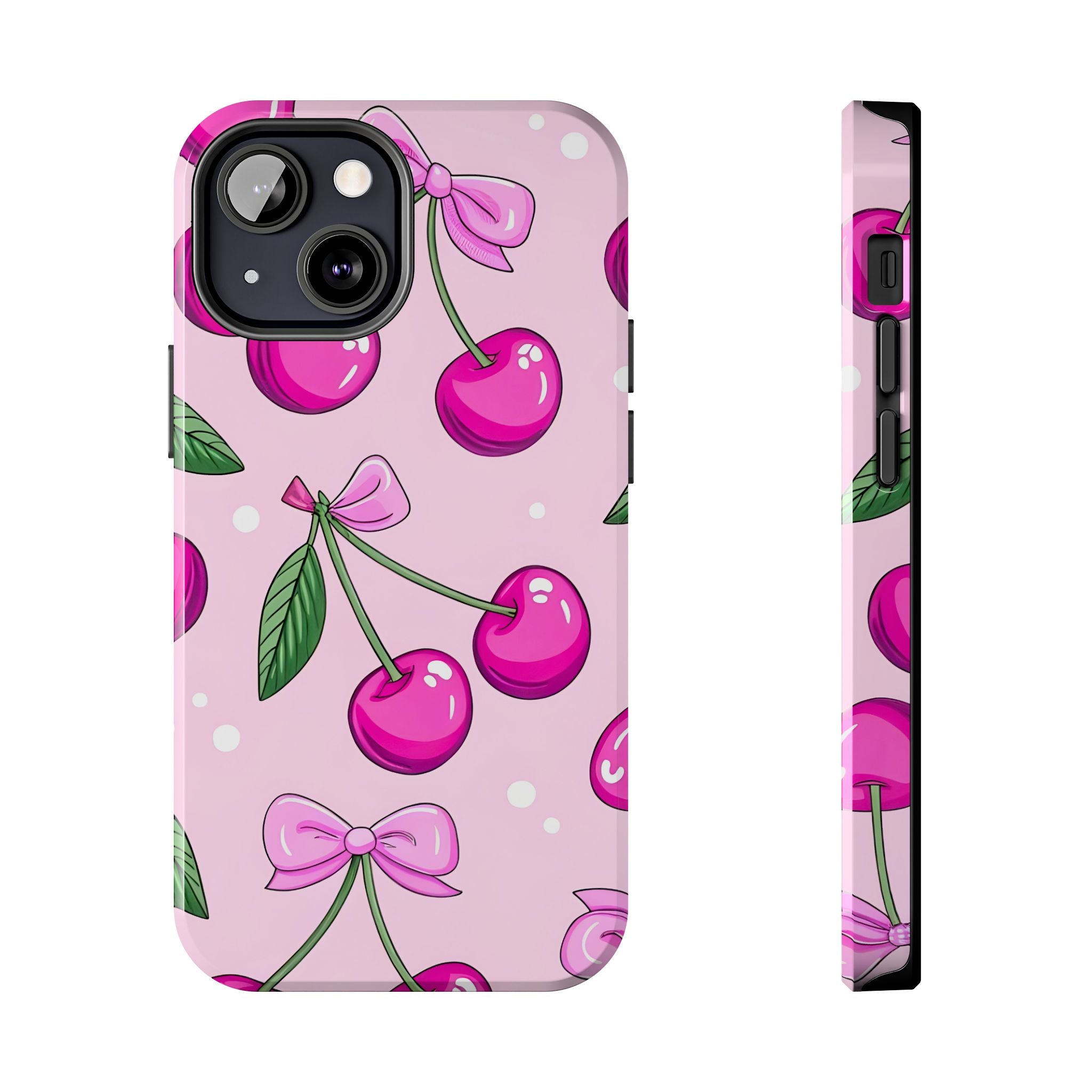 Pink Cherry Phone Case for iPhone and Samsung Galaxy Series
