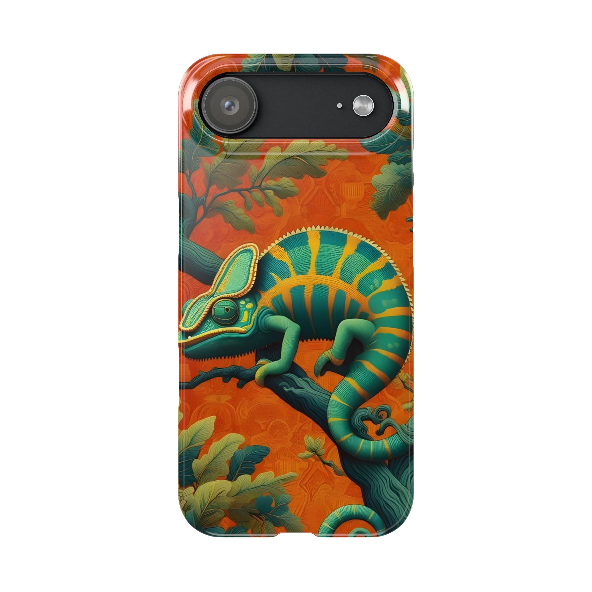 Chameleons Animal Motif Slim Phone Case for iPhone