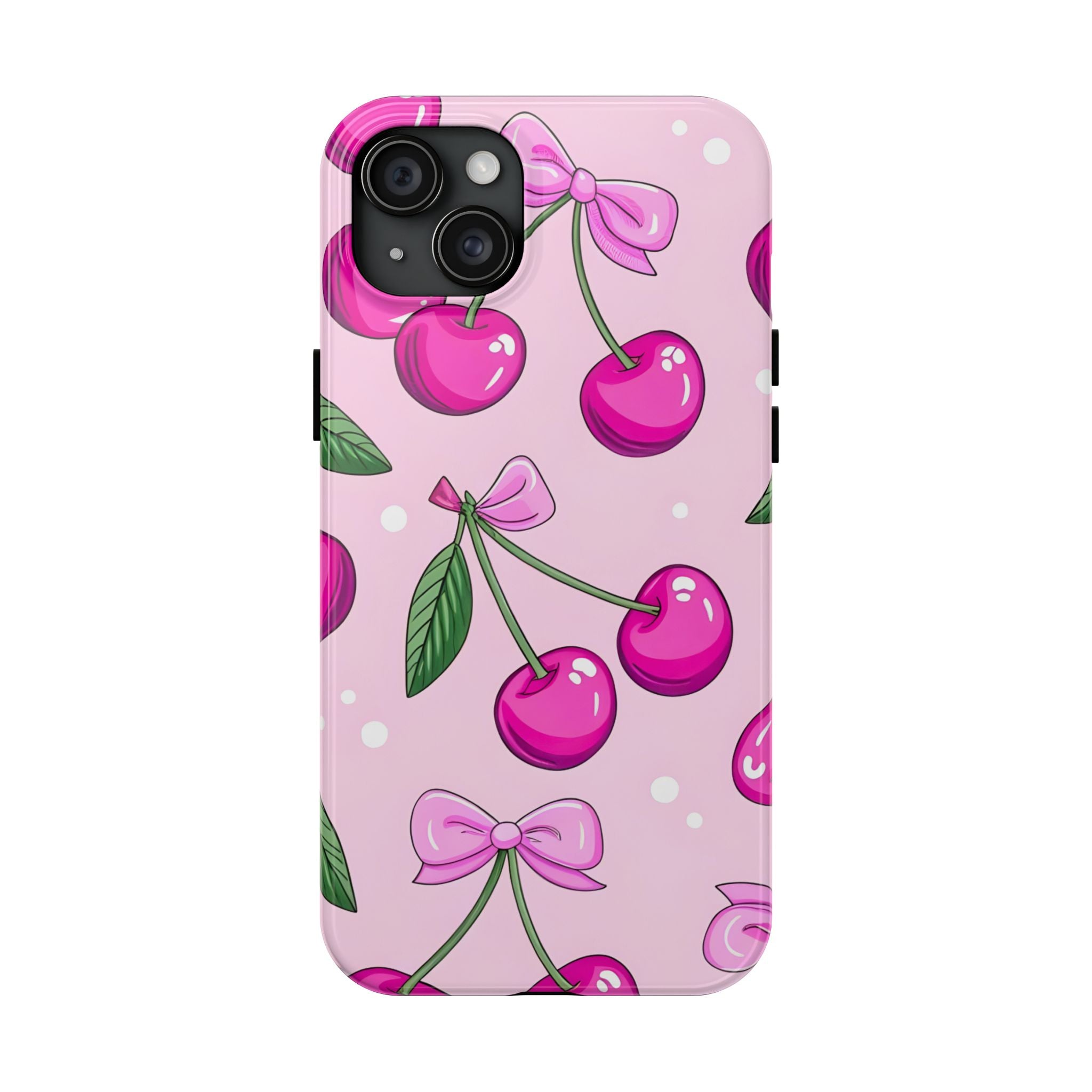 Pink Cherry Phone Case for iPhone and Samsung Galaxy Series