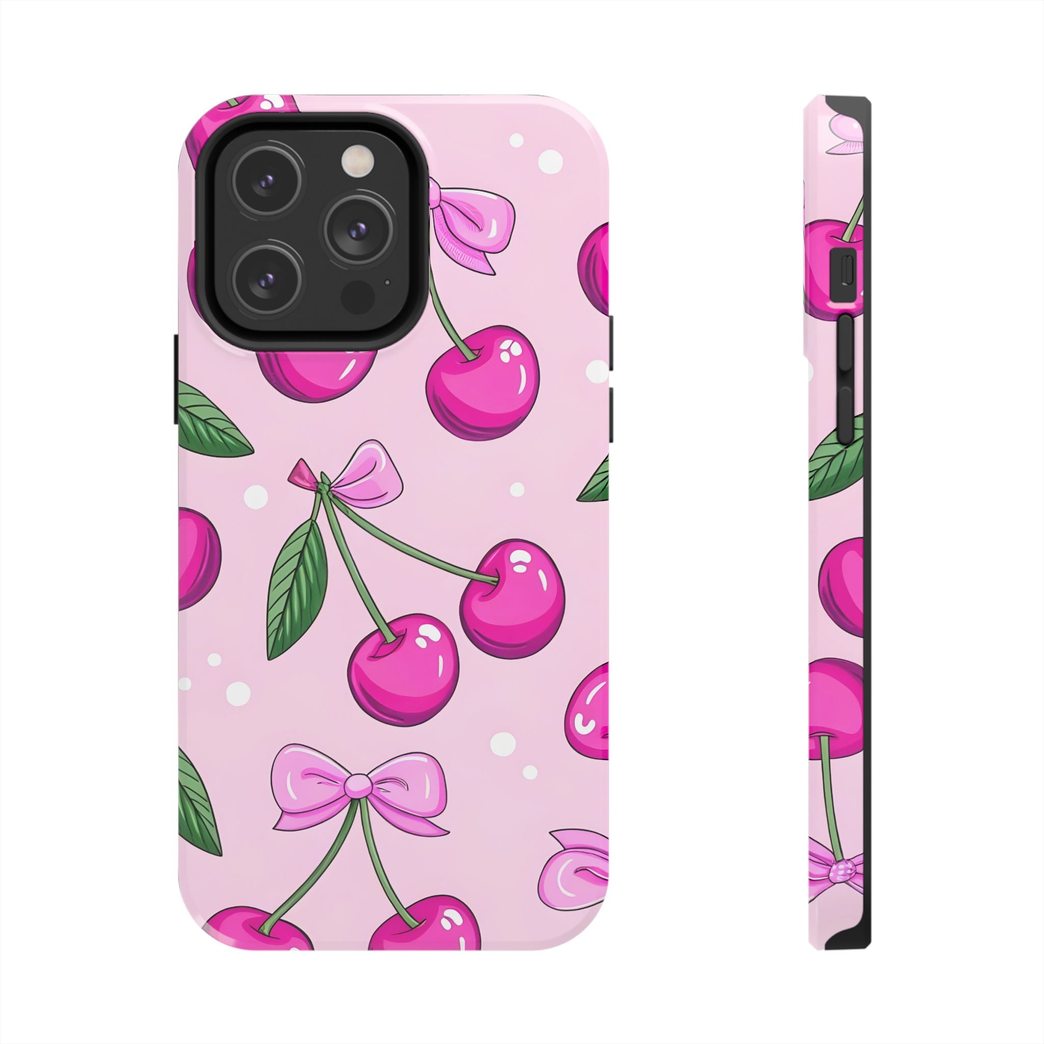 Pink Cherry Phone Case for iPhone and Samsung Galaxy Series