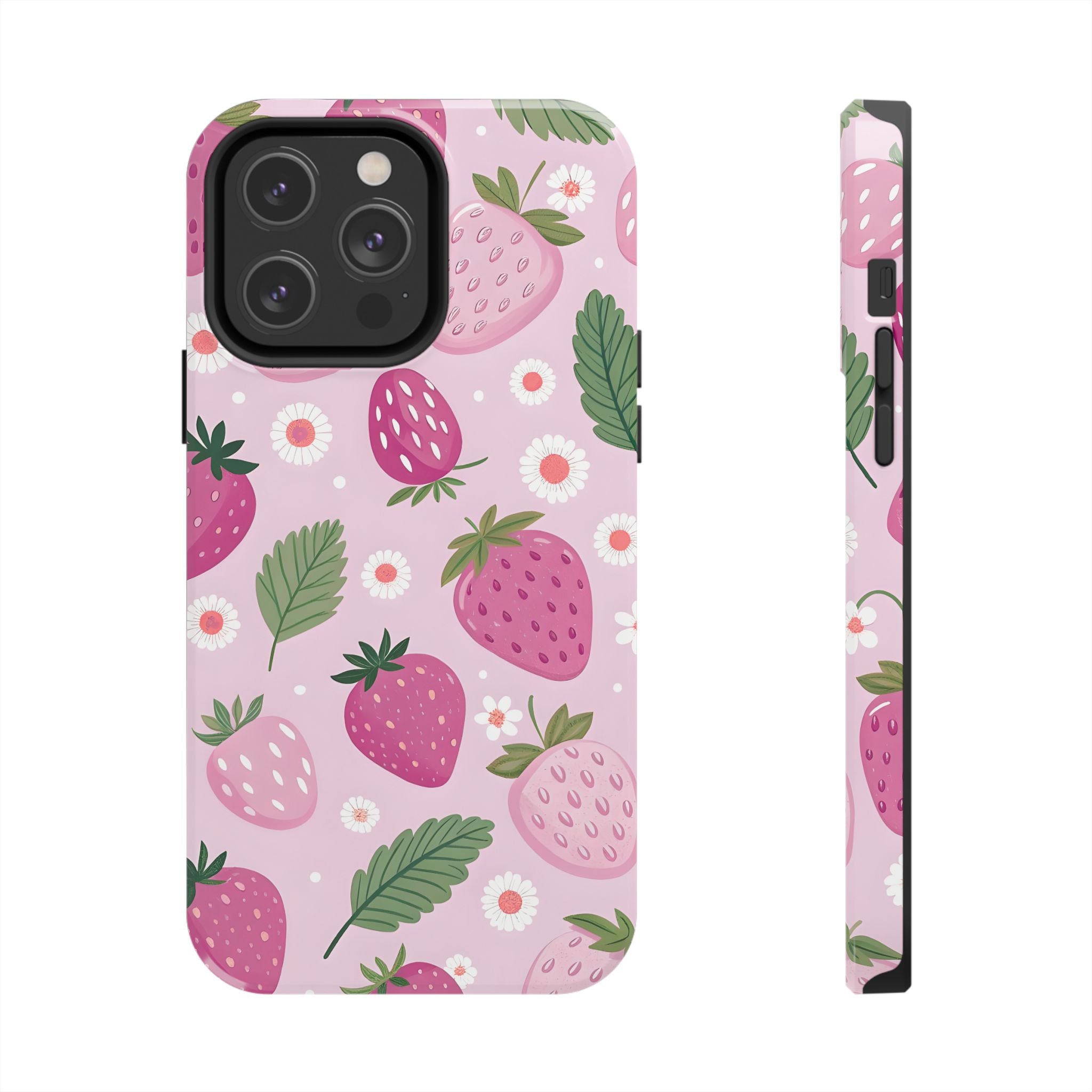 Purple Strawberry  Phone Case for iPhone and Samsung Galaxy Series