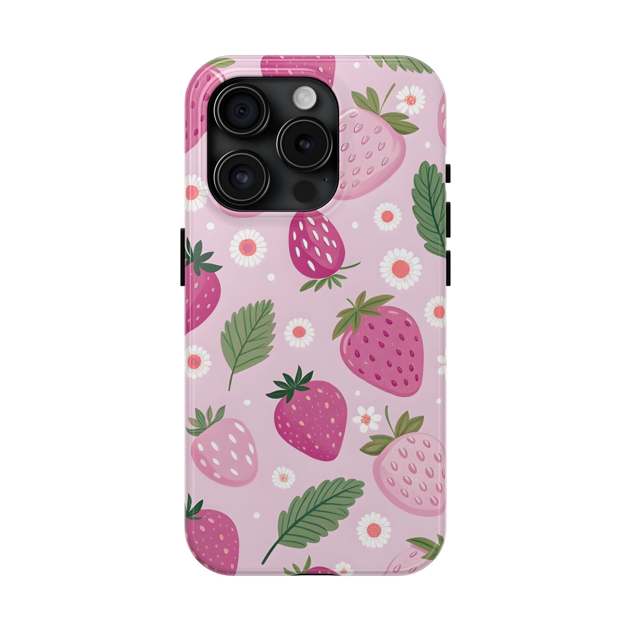 Purple Strawberry  Phone Case for iPhone and Samsung Galaxy Series