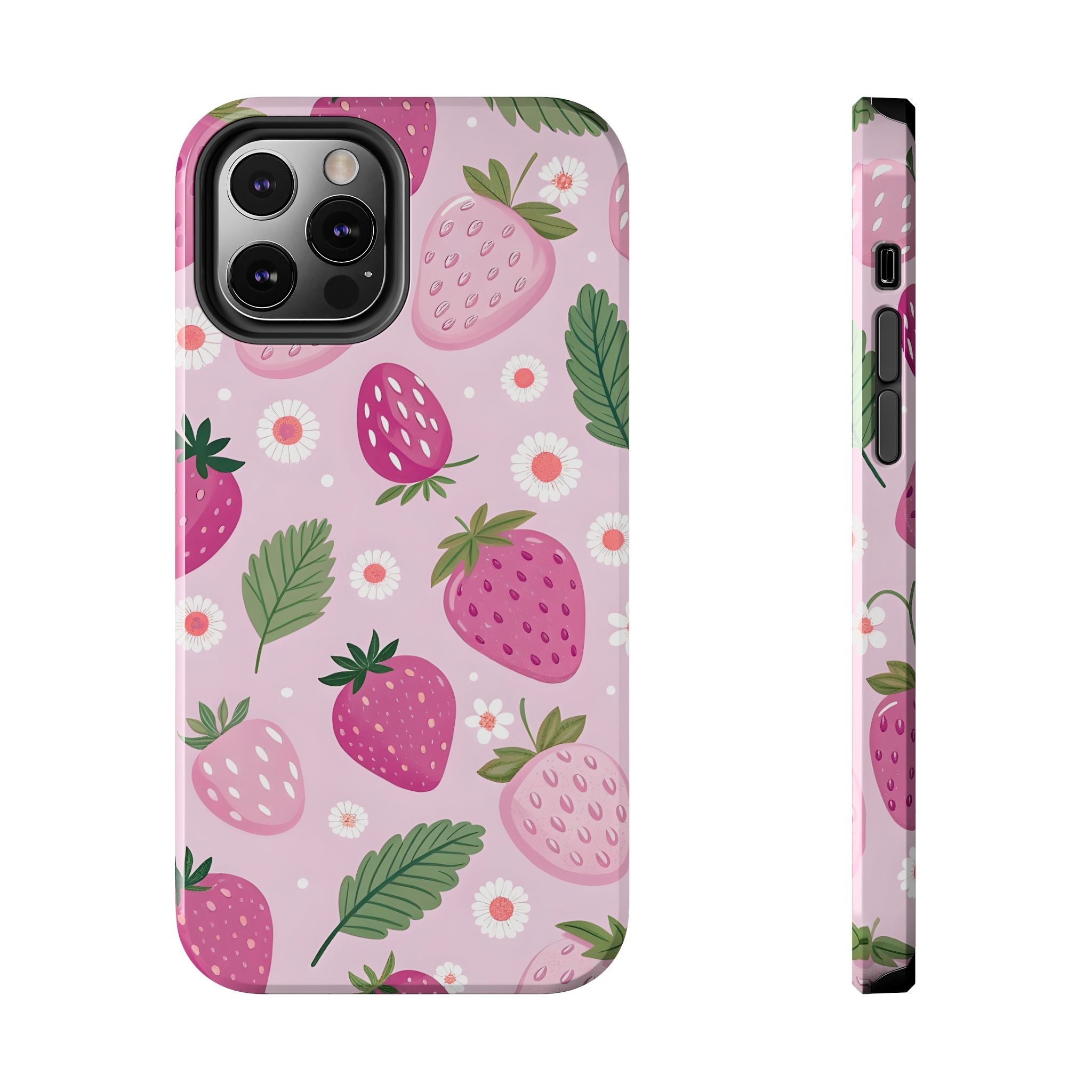 Purple Strawberry  Phone Case for iPhone and Samsung Galaxy Series
