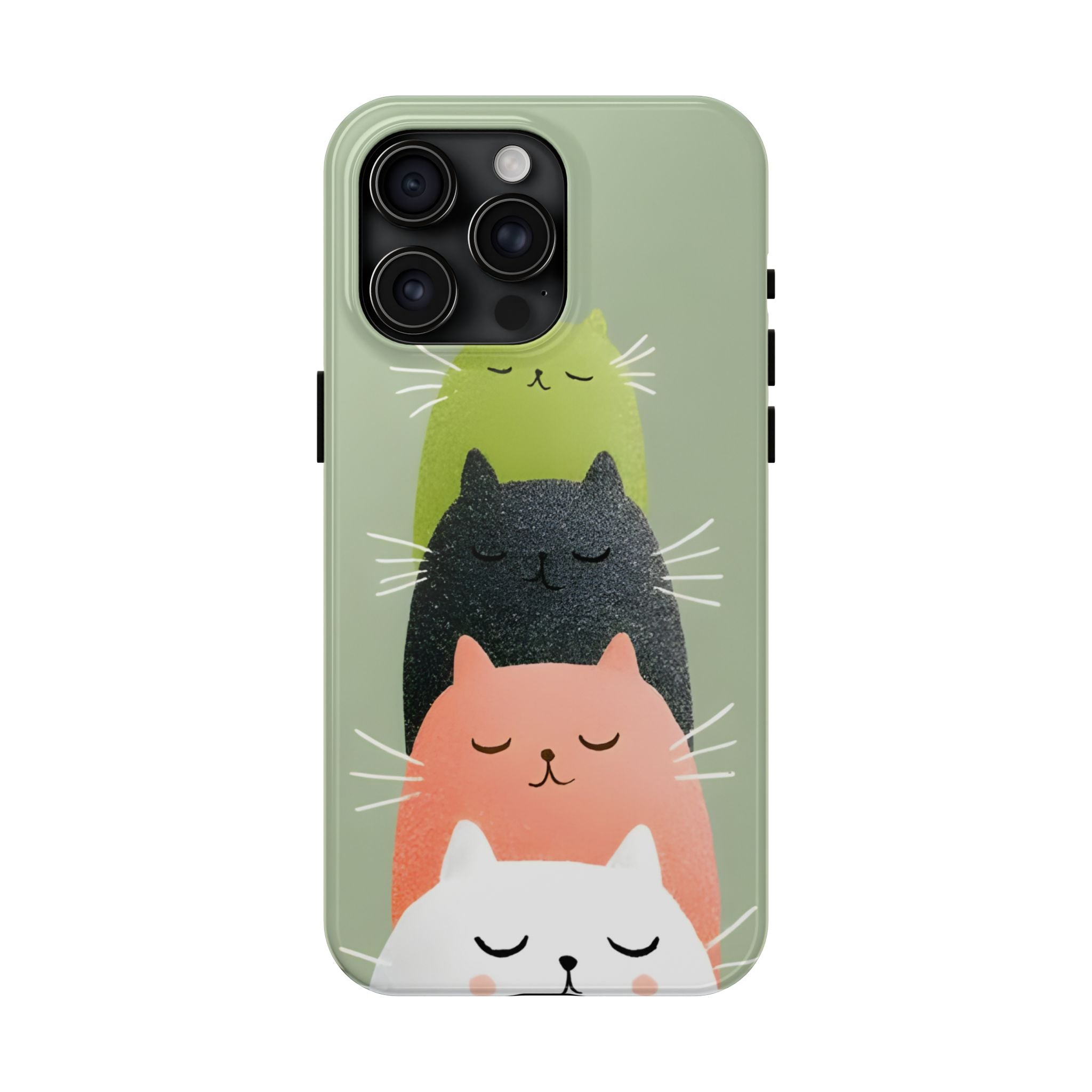 Quadruplets Cats Tough Phone Case for iPhone and Samsung Galaxy Series