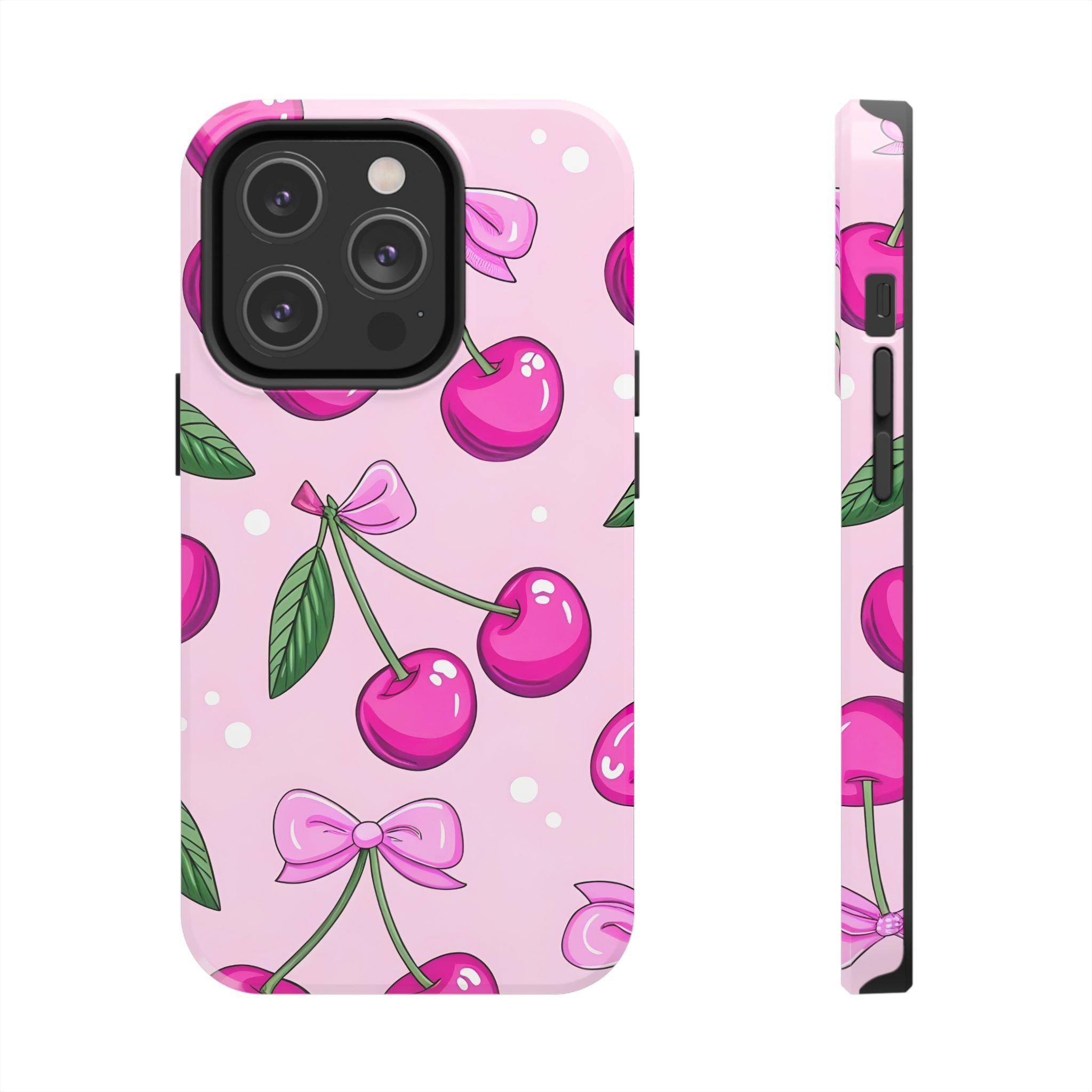 Pink Cherry Phone Case for iPhone and Samsung Galaxy Series