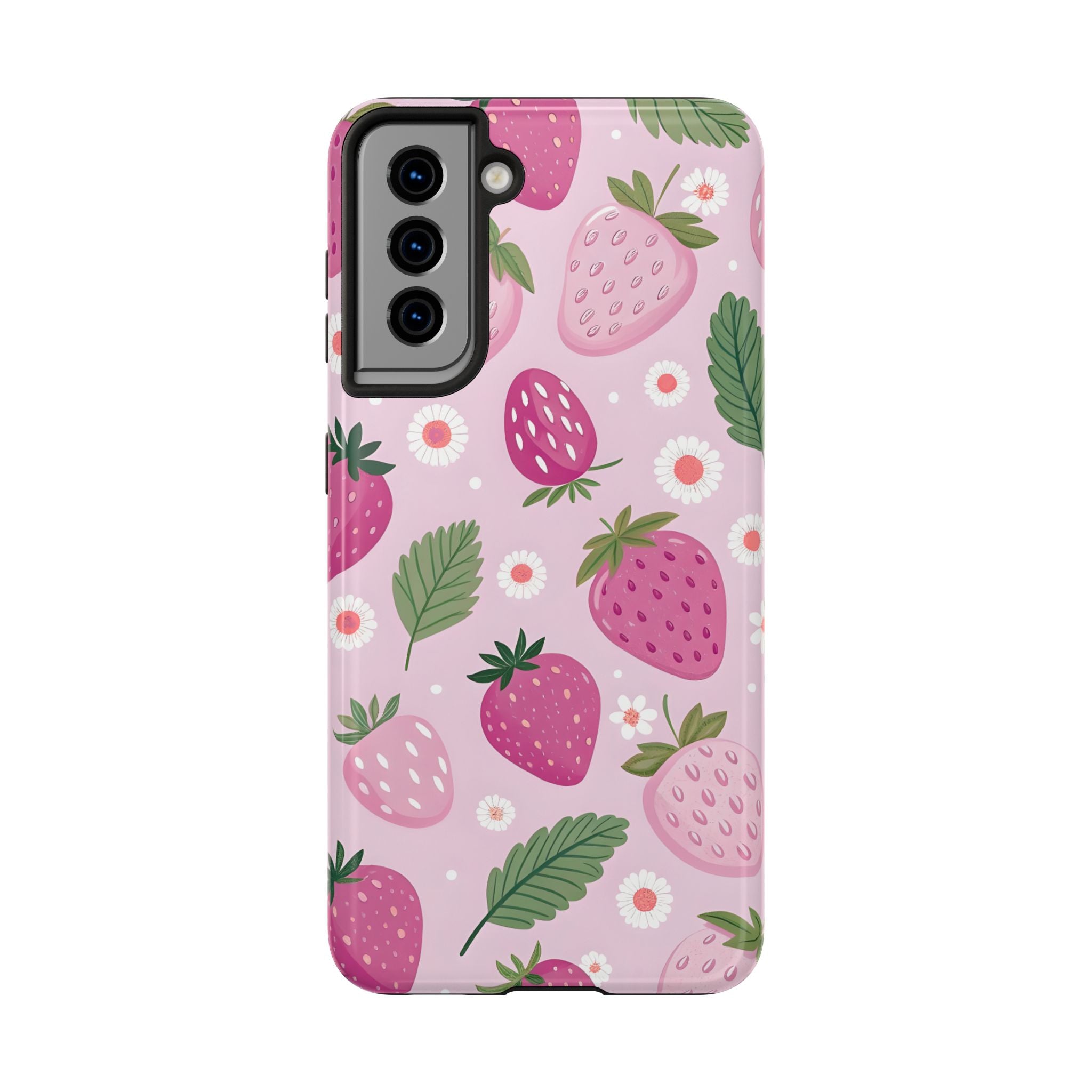 Purple Strawberry  Phone Case for iPhone and Samsung Galaxy Series