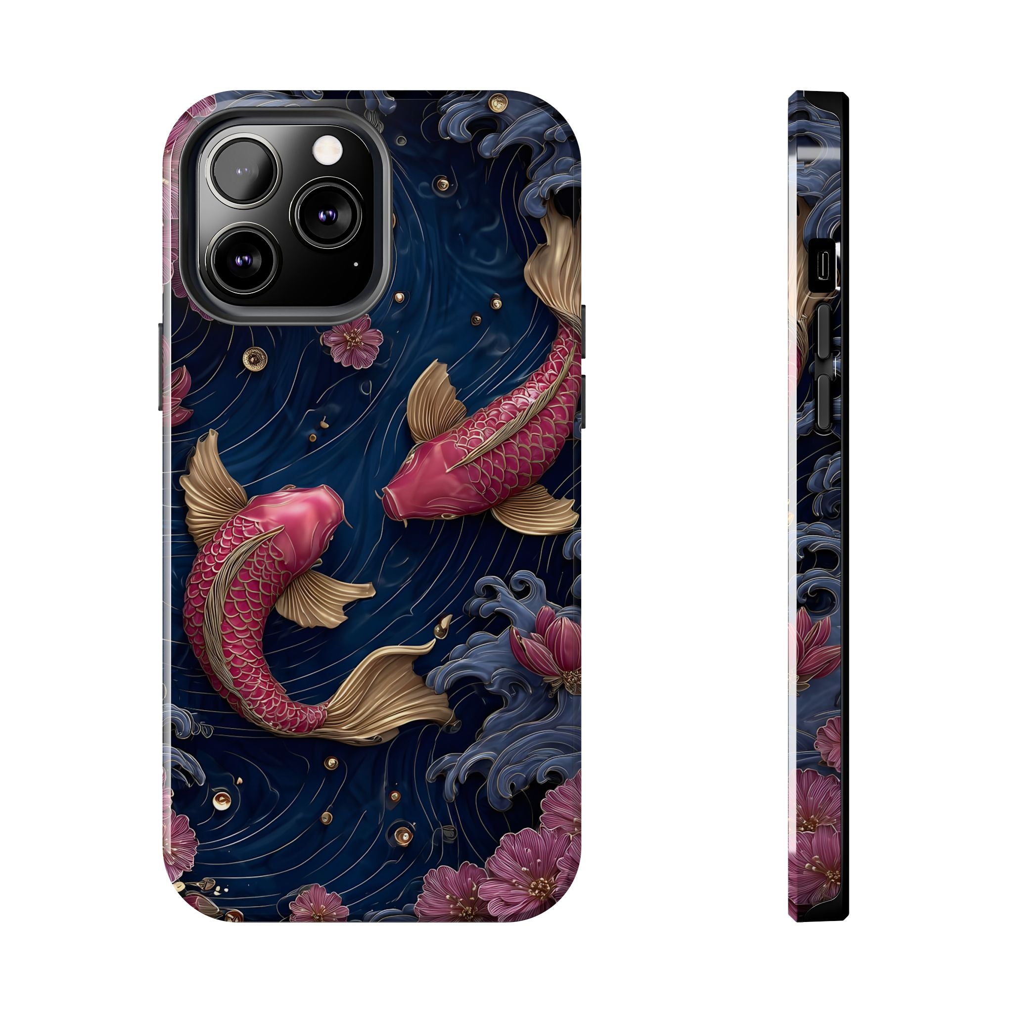 Japanese Koi Fish Phone Case for iPhone and Samsung Galaxy Series