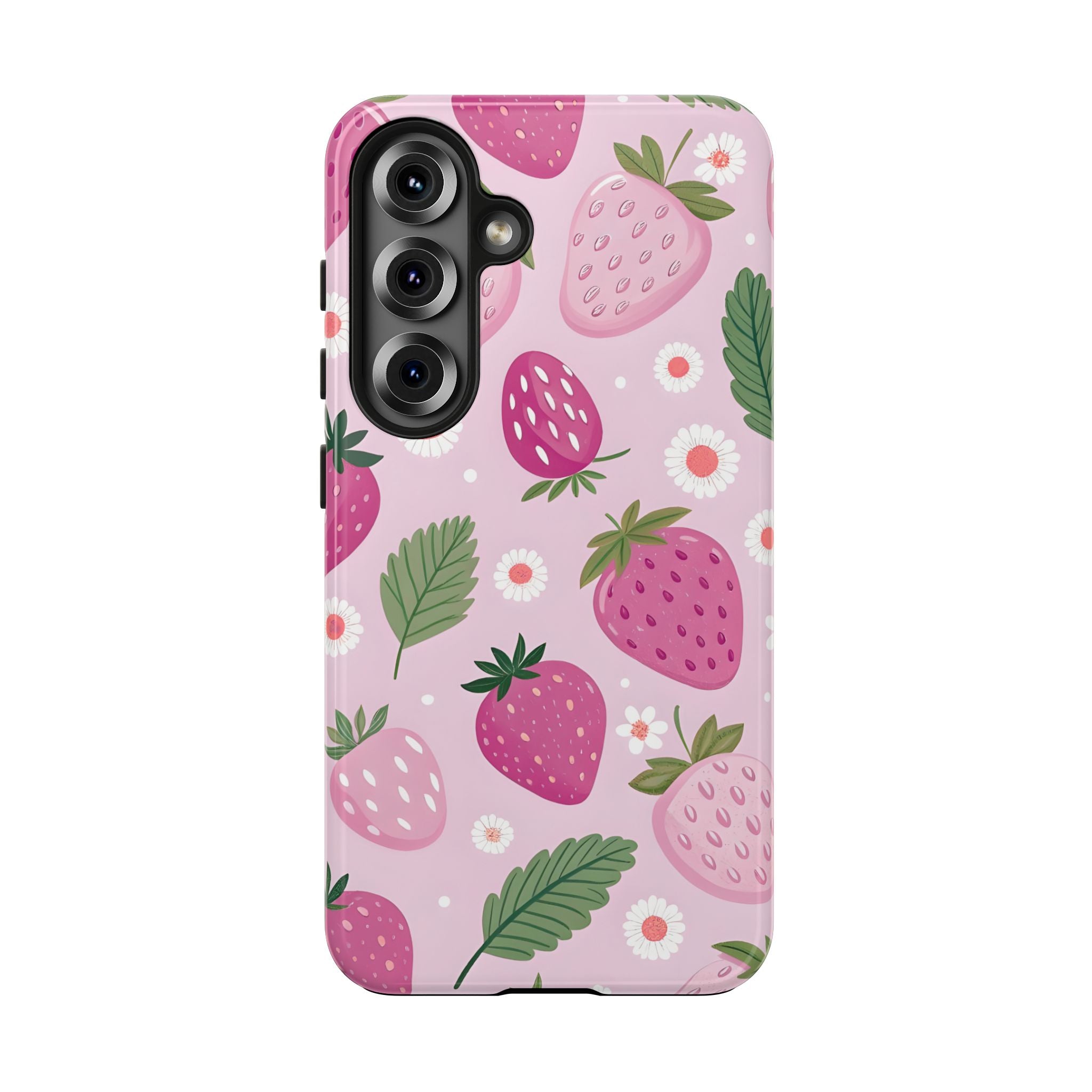 Purple Strawberry  Phone Case for iPhone and Samsung Galaxy Series