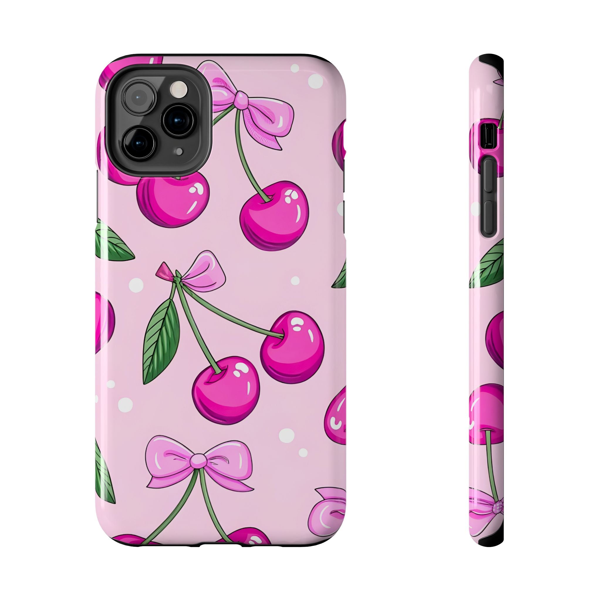 Pink Cherry Phone Case for iPhone and Samsung Galaxy Series