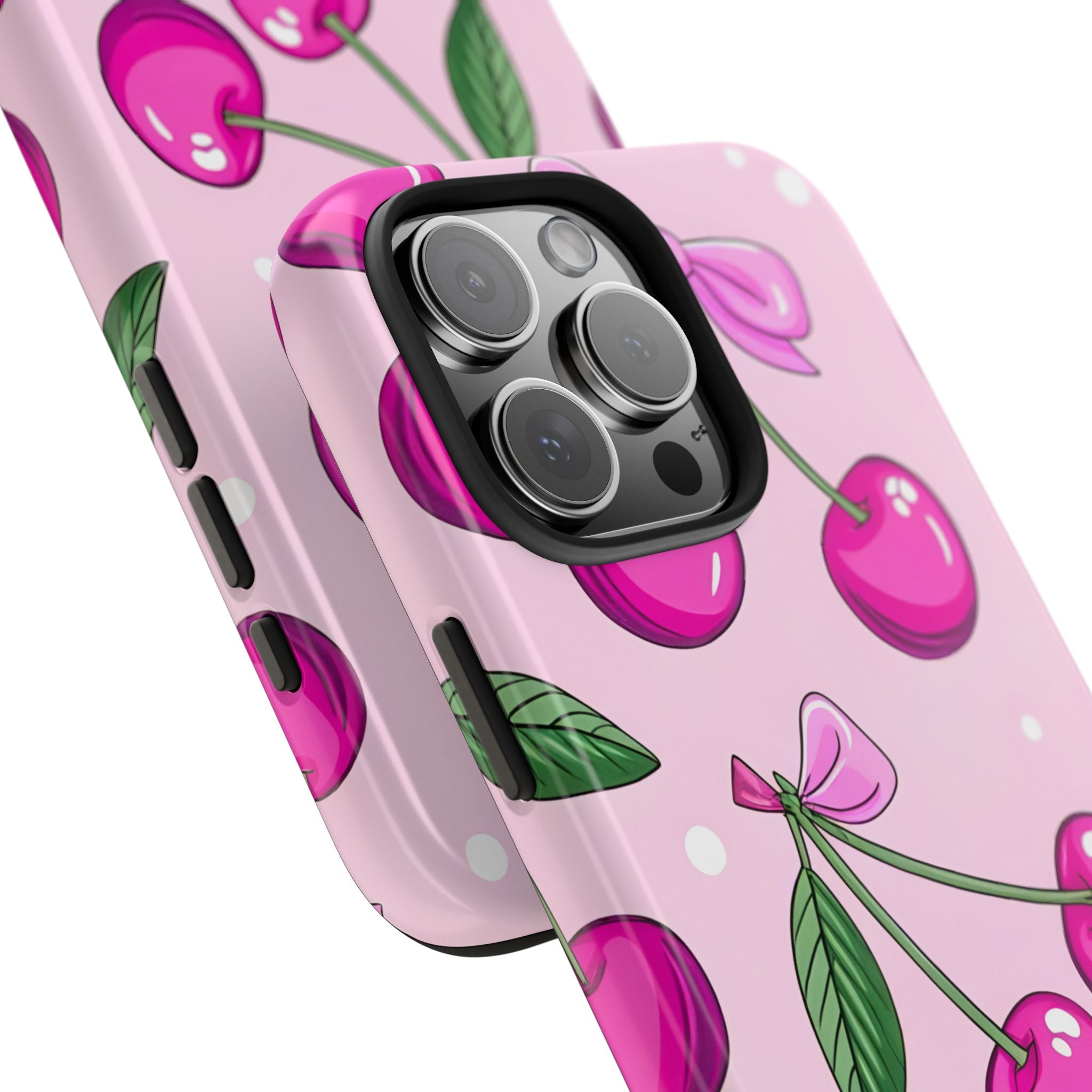 Pink Cherry Phone Case for iPhone and Samsung Galaxy Series