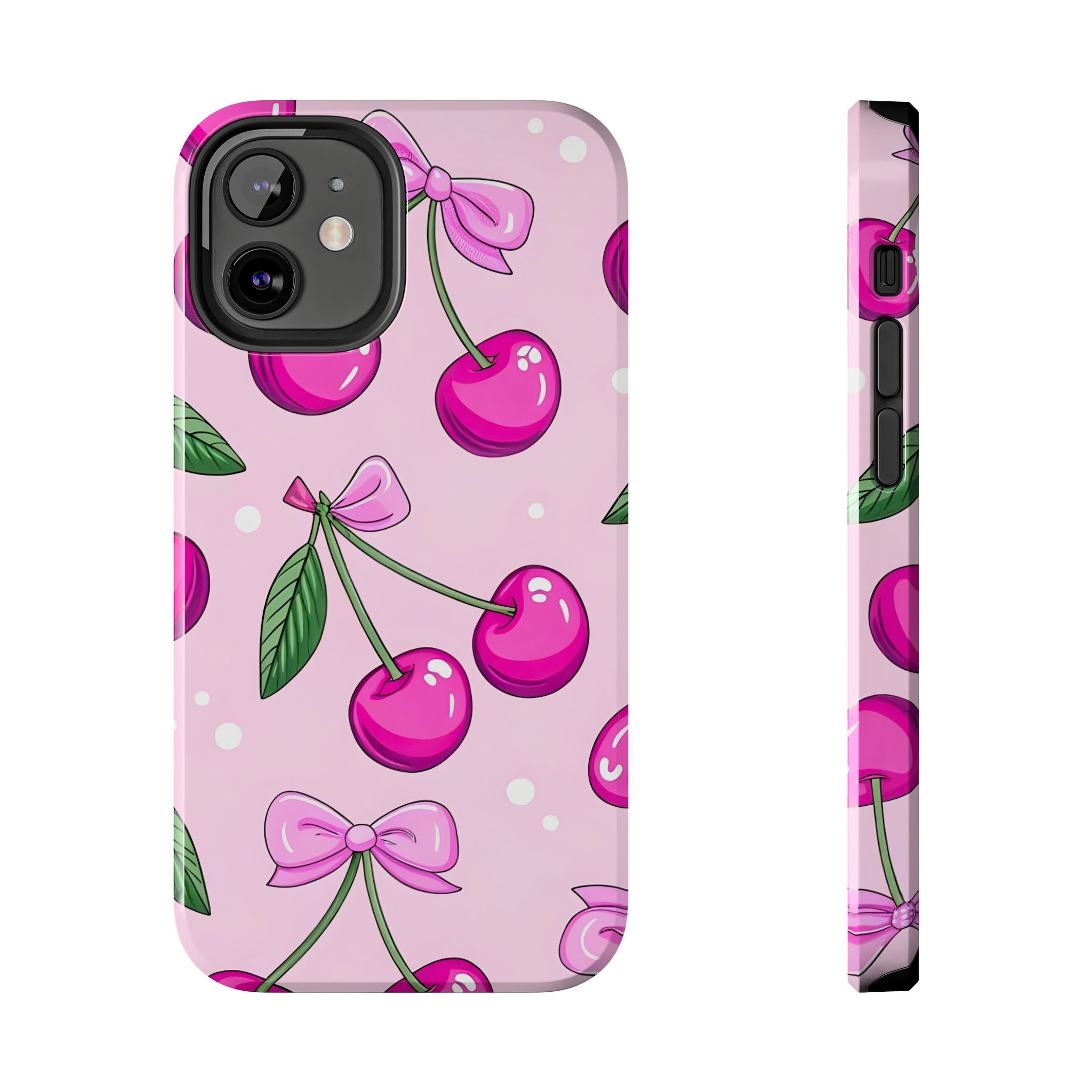Pink Cherry Phone Case for iPhone and Samsung Galaxy Series